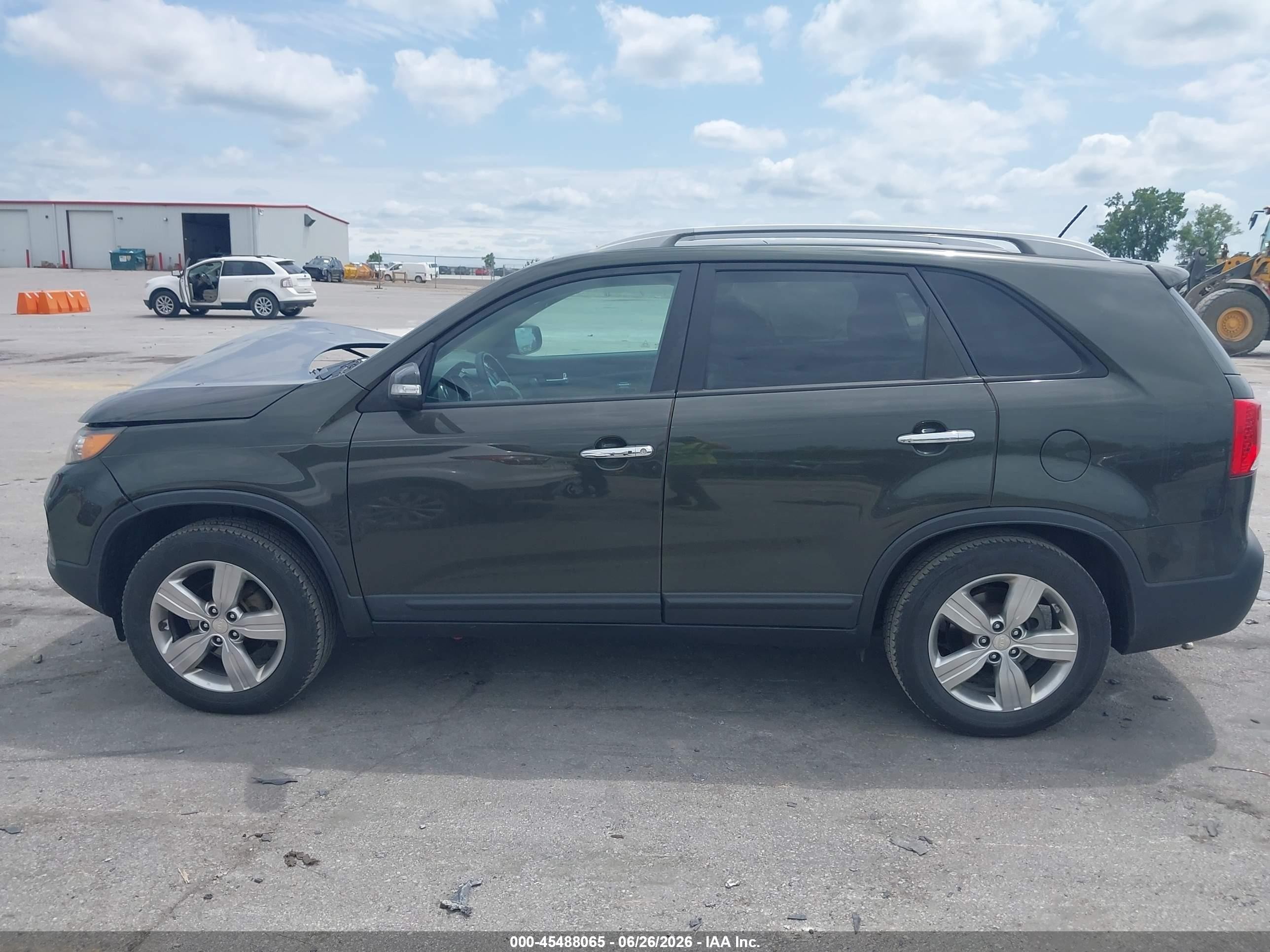 2012 Kia Sorento Ex V6 Green vin: 5XYKU4A25CG229034