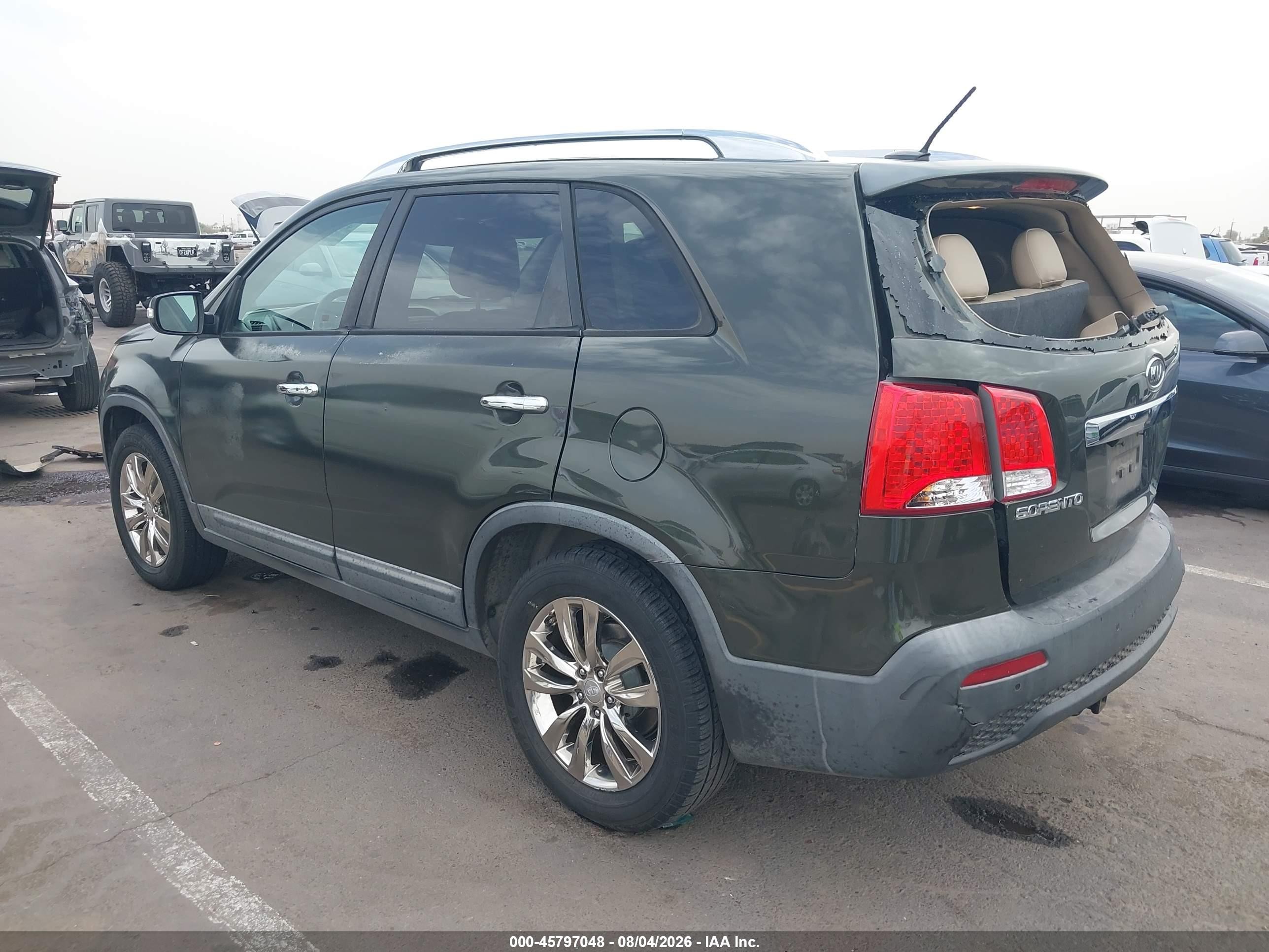 2011 Kia Sorento Ex V6 Серый vin: 5XYKU4A26BG143973