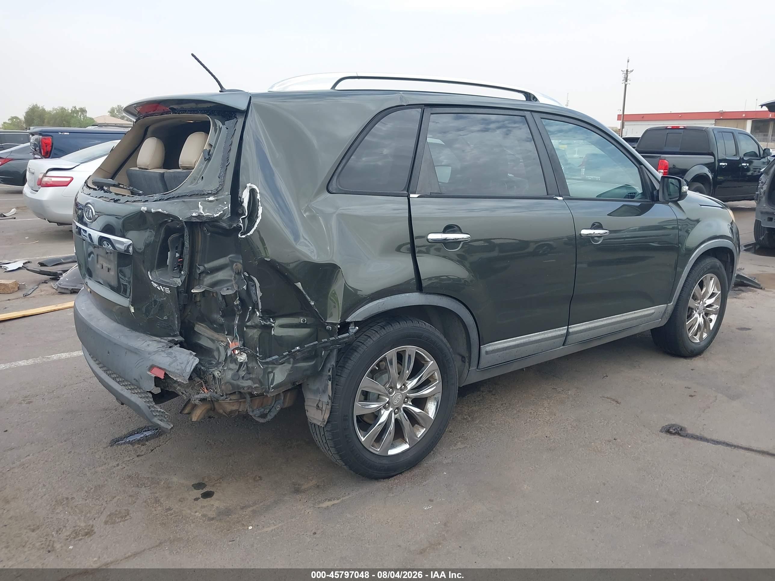 2011 Kia Sorento Ex V6 Серый vin: 5XYKU4A26BG143973