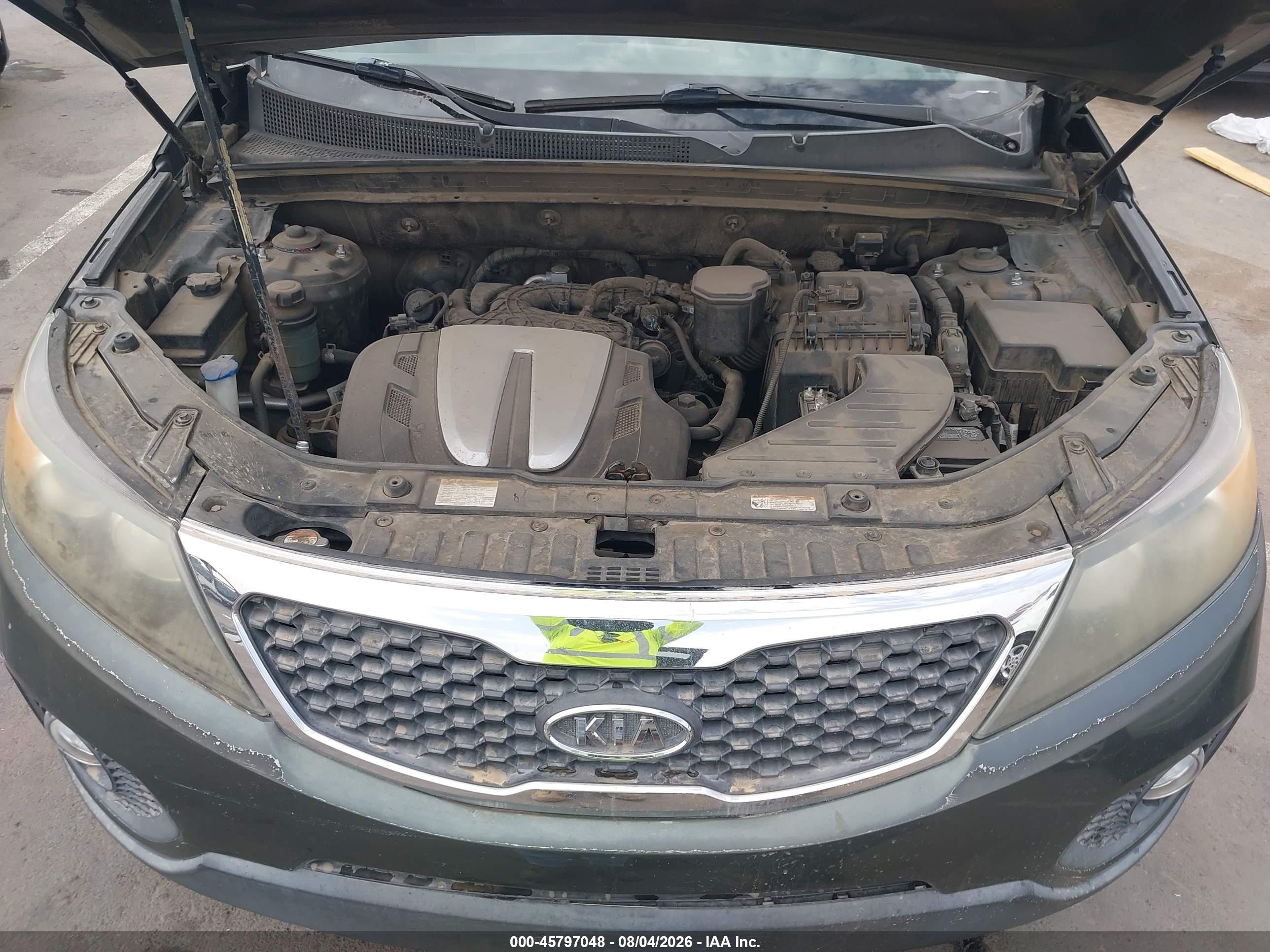 2011 Kia Sorento Ex V6 Серый vin: 5XYKU4A26BG143973