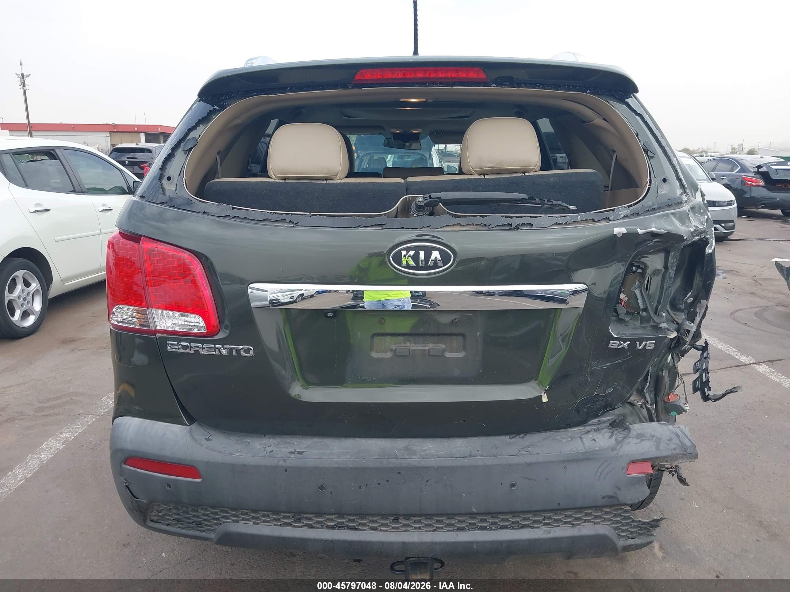2011 Kia Sorento Ex V6 Серый vin: 5XYKU4A26BG143973
