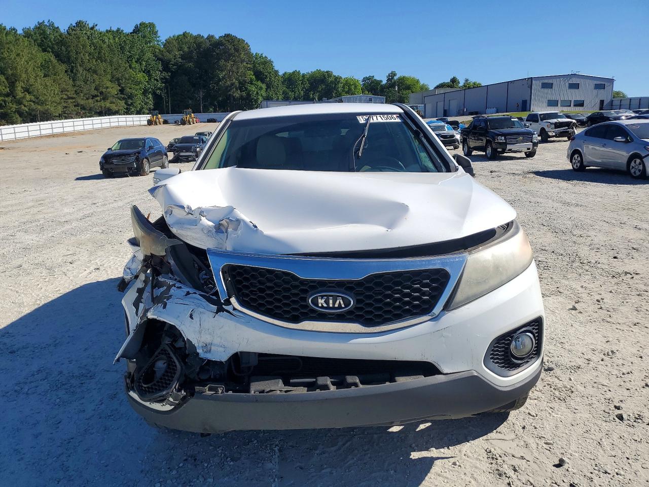 2011 Kia Sorento Ex White vin: 5XYKU4A27BG016259