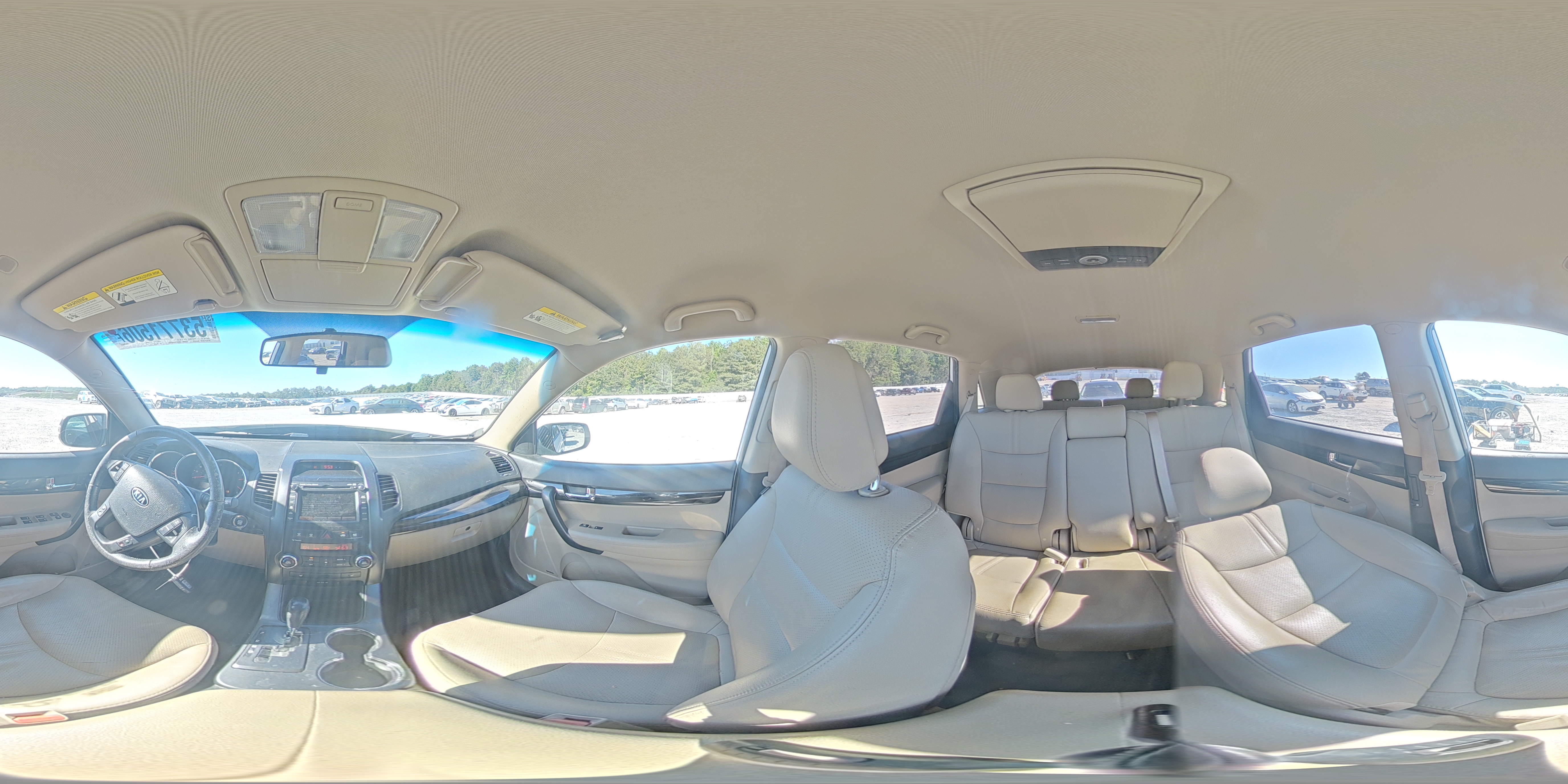 2011 Kia Sorento Ex White vin: 5XYKU4A27BG016259