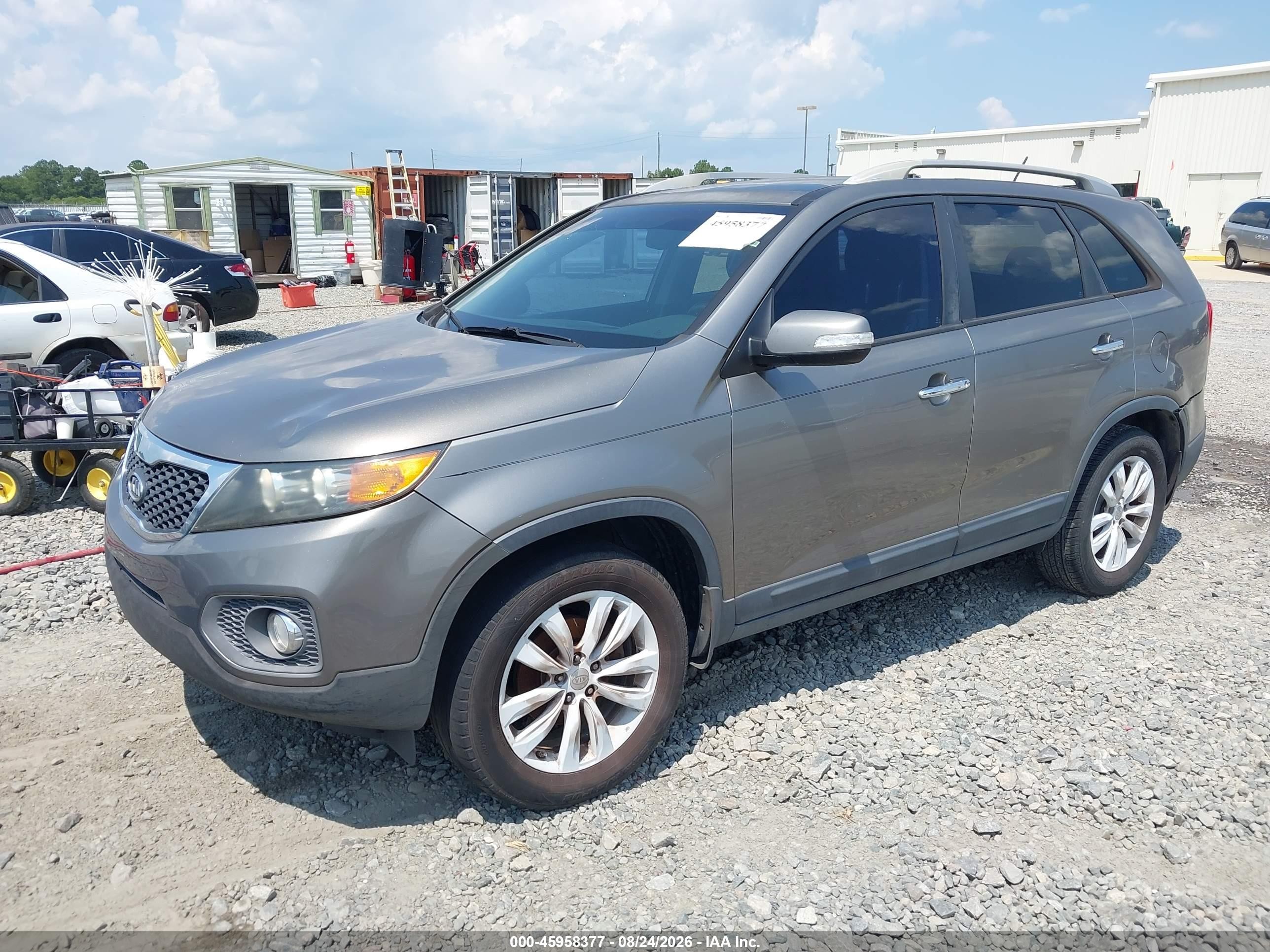 2011 Kia Sorento Ex V6 Серый vin: 5XYKU4A29BG081775