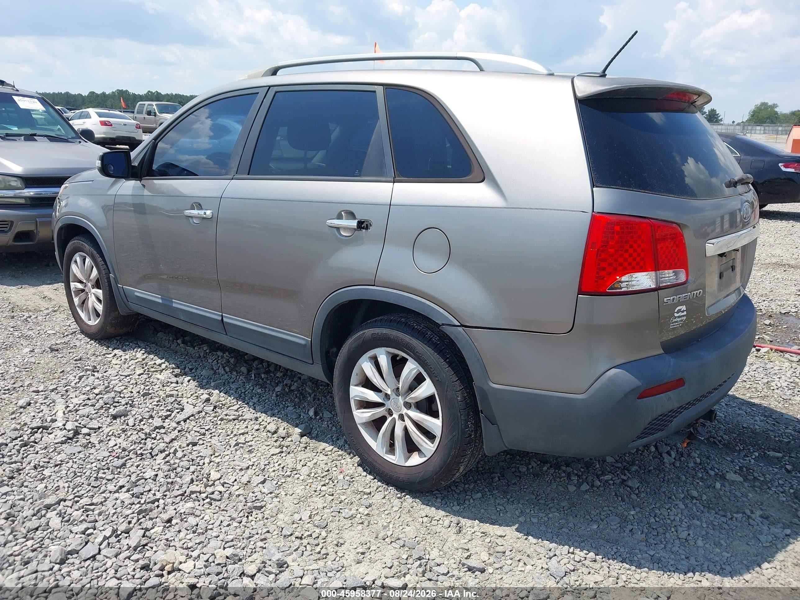 2011 Kia Sorento Ex V6 Серый vin: 5XYKU4A29BG081775
