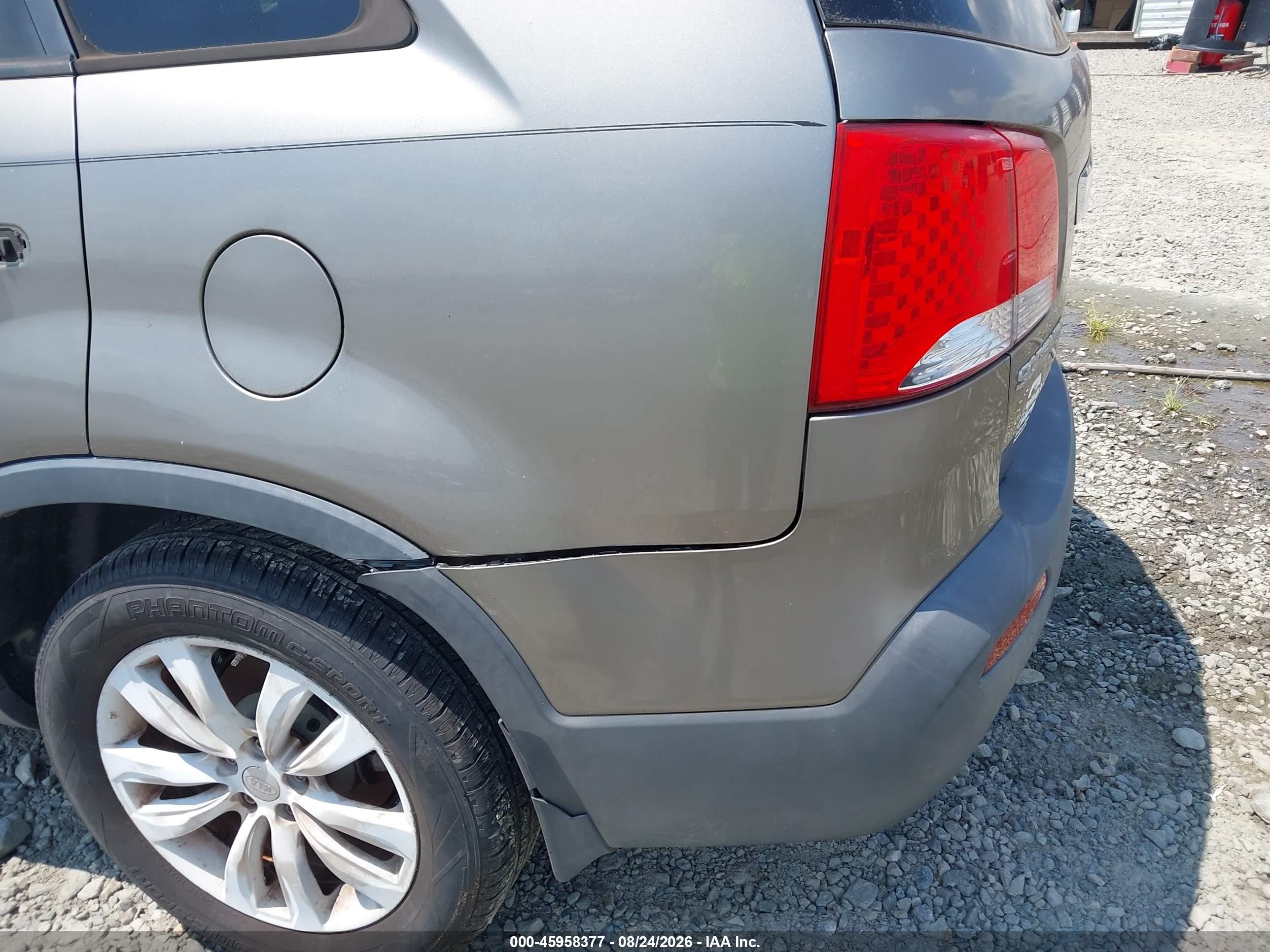 2011 Kia Sorento Ex V6 Серый vin: 5XYKU4A29BG081775