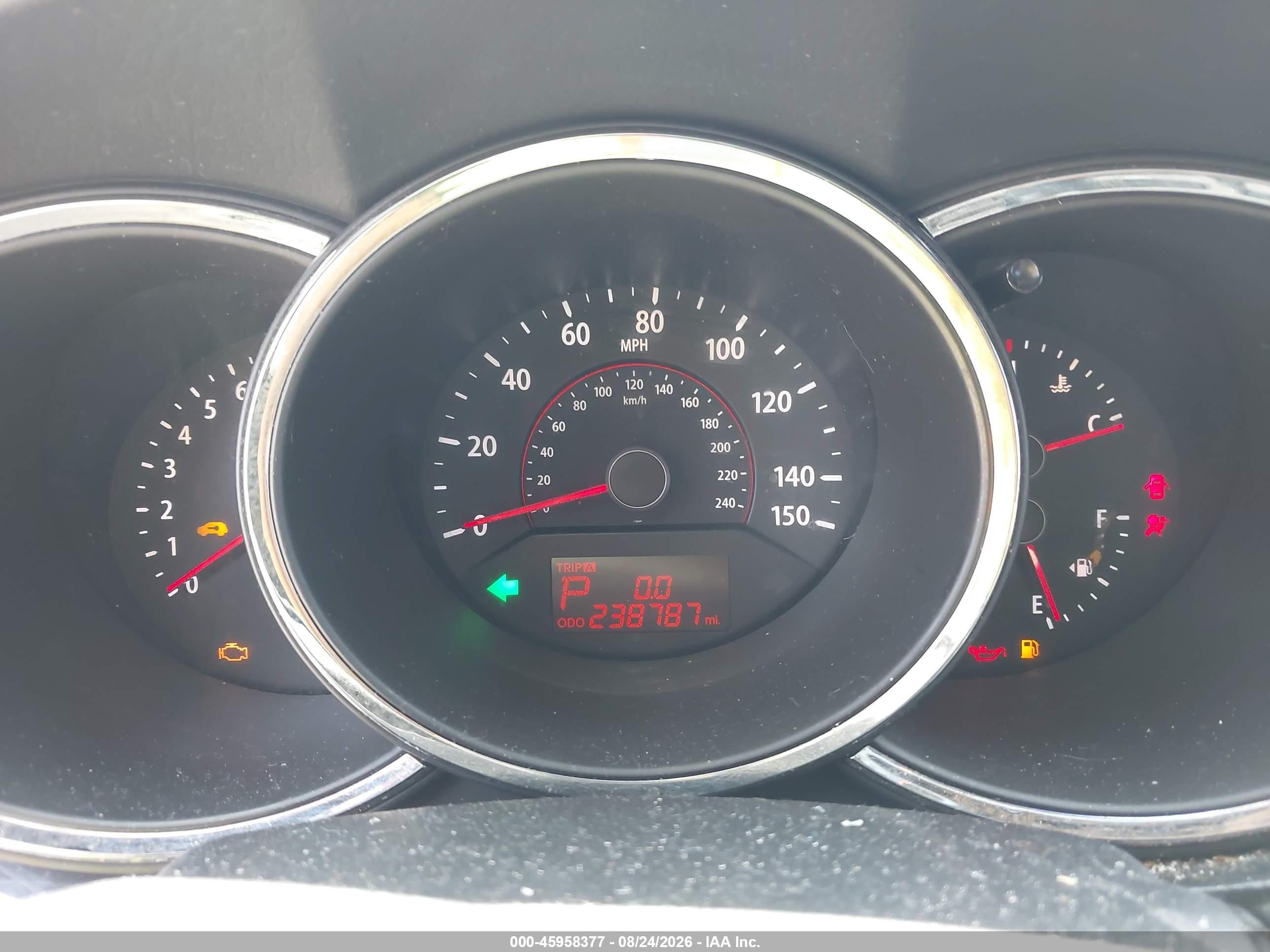 2011 Kia Sorento Ex V6 Серый vin: 5XYKU4A29BG081775