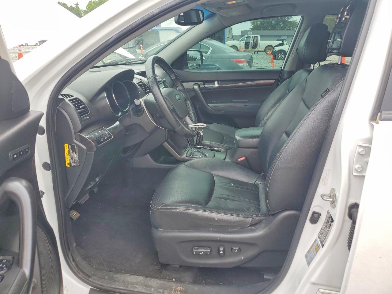 2013 Kia Sorento Ex White vin: 5XYKU4A2XDG330958