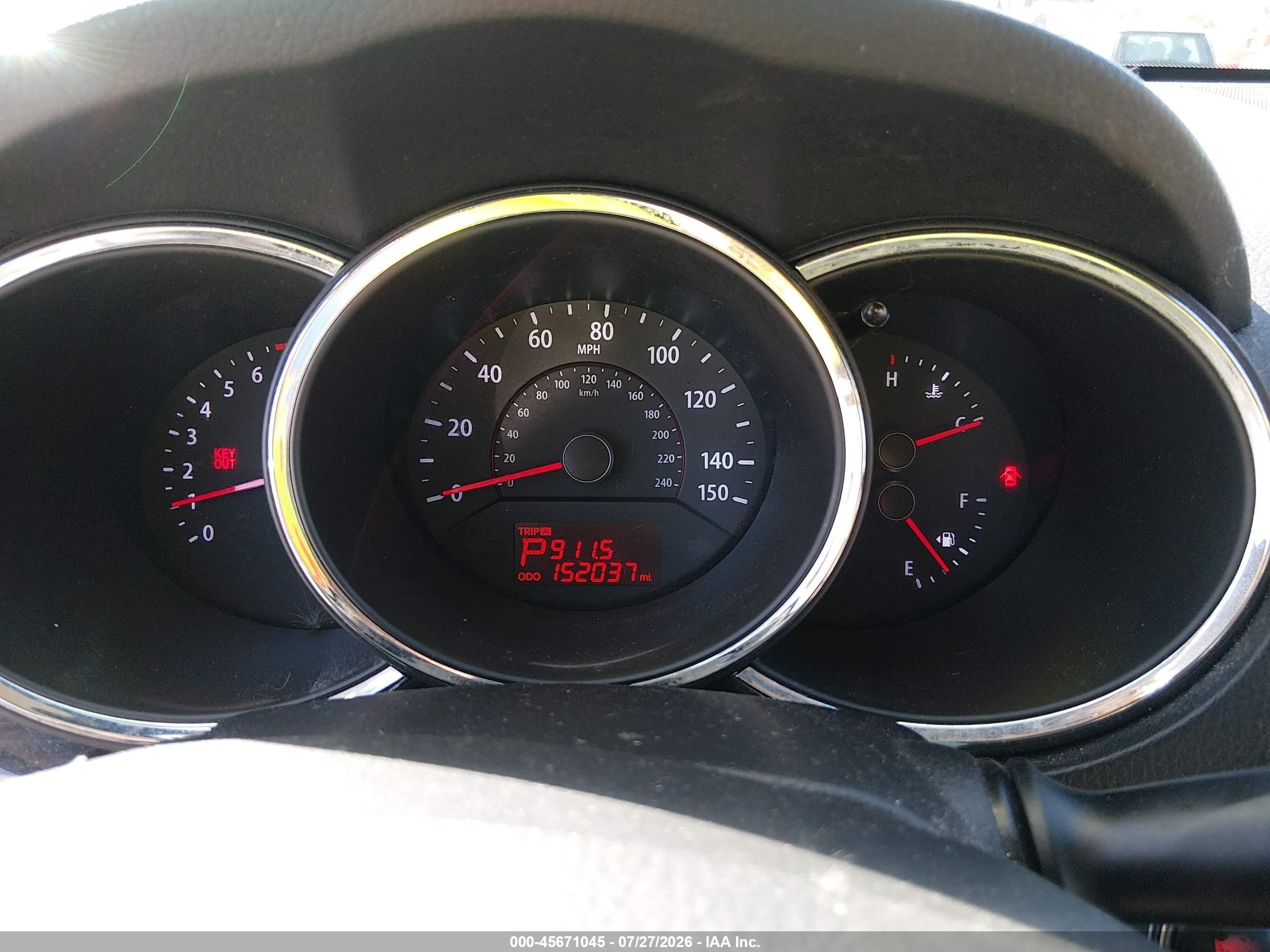 2013 Kia Sorento Ex V6 Beige vin: 5XYKU4A2XDG342995
