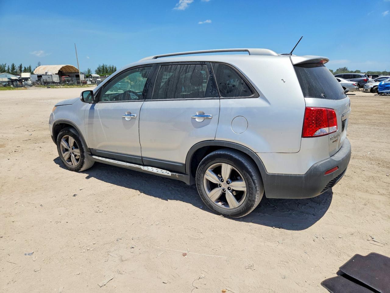 2012 Kia Sorento Ex Silver vin: 5XYKU4A61CG216588
