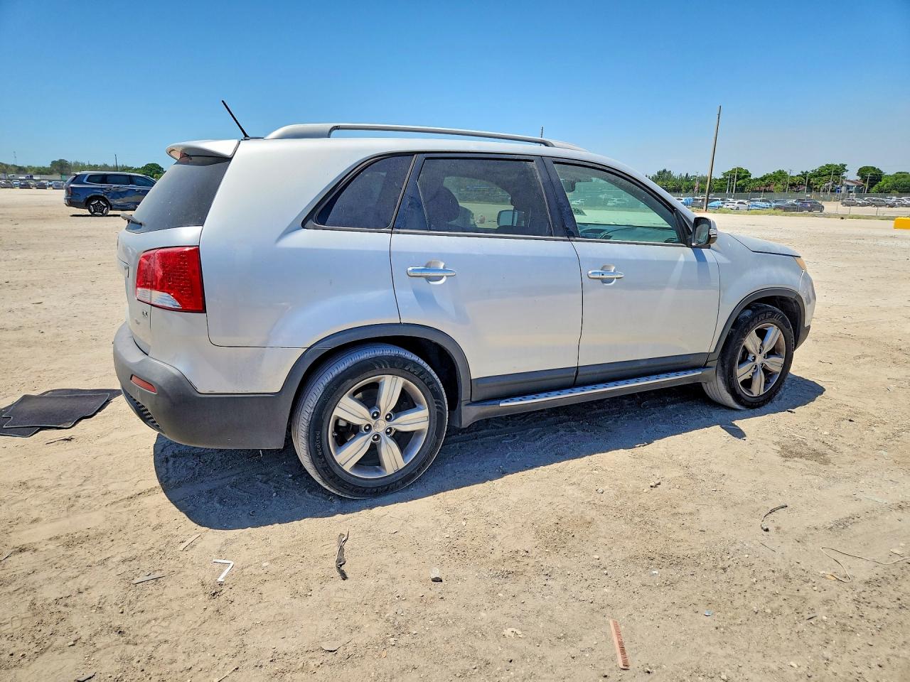 2012 Kia Sorento Ex Silver vin: 5XYKU4A61CG216588