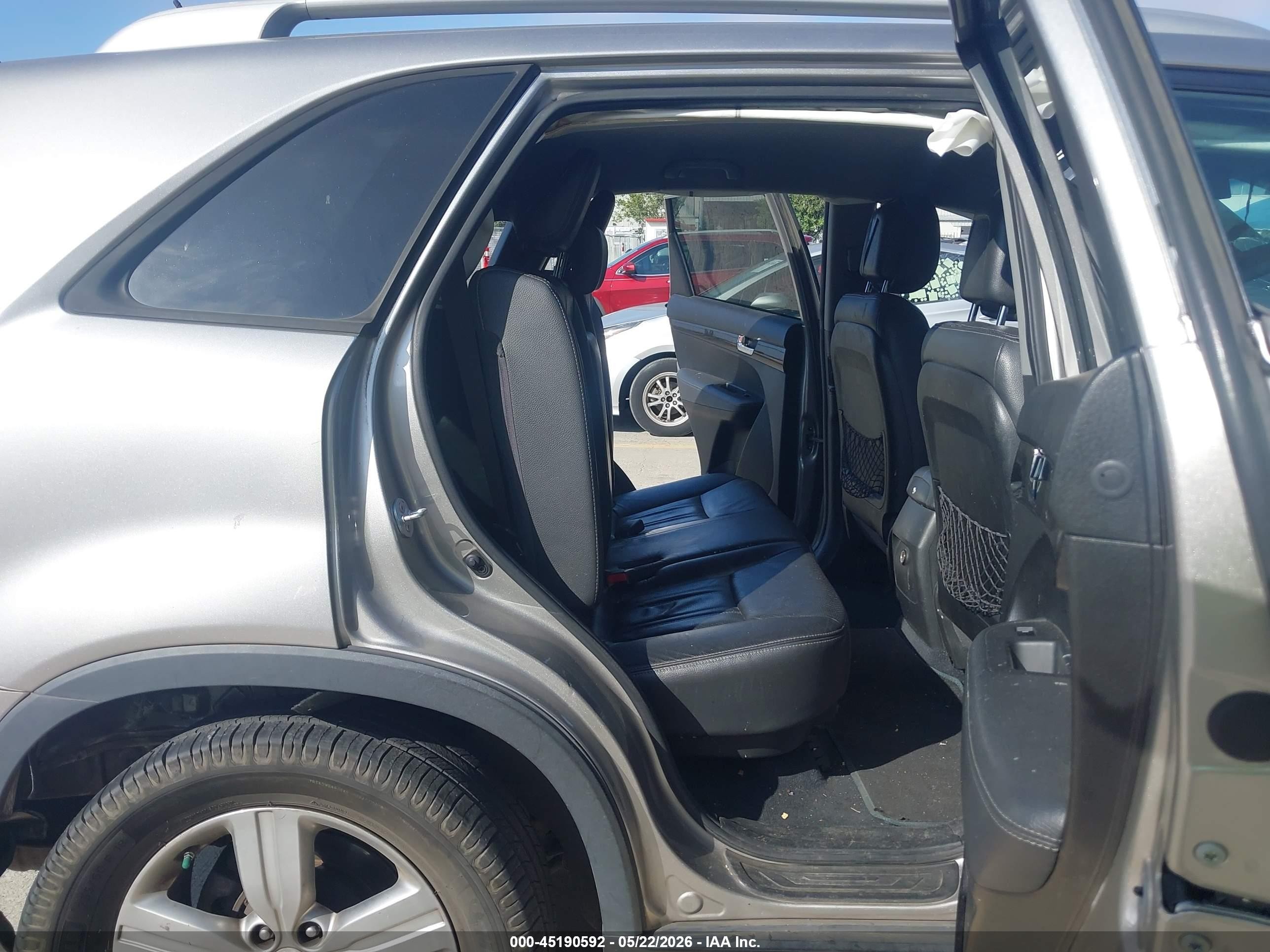 2013 Kia Sorento Ex Silver vin: 5XYKU4A61DG341902