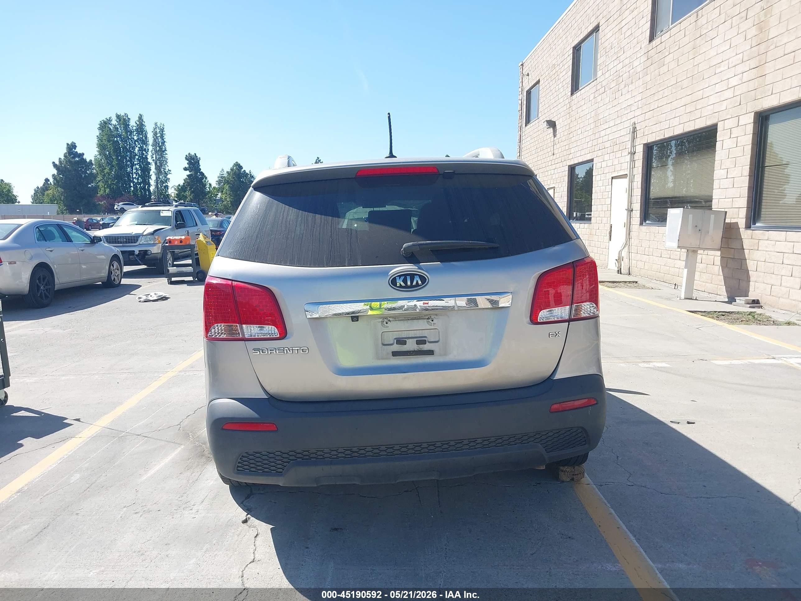 2013 Kia Sorento Ex Silver vin: 5XYKU4A61DG341902