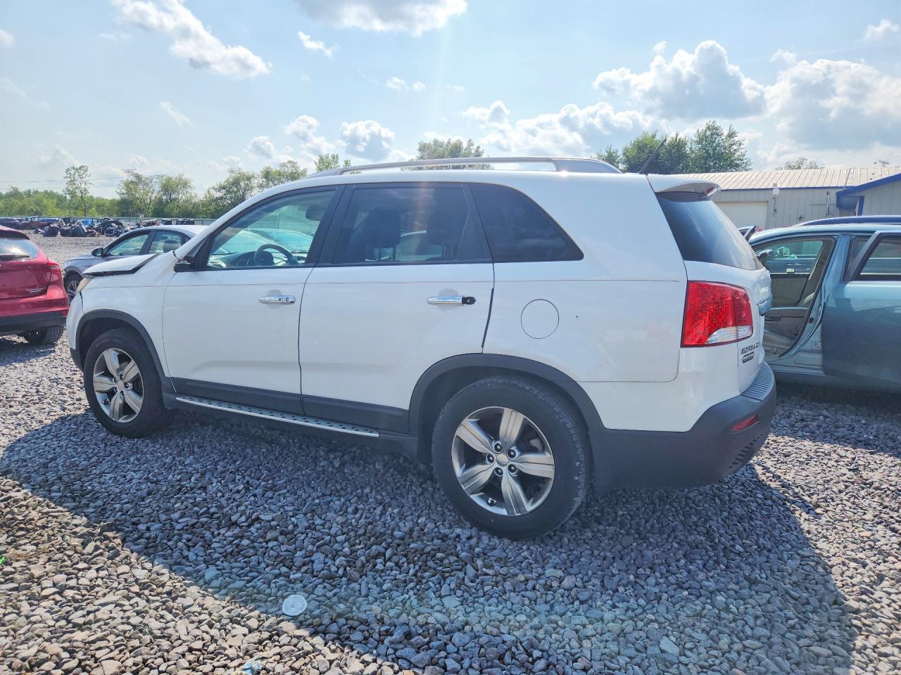 2012 Kia Sorento Ex White vin: 5XYKU4A63CG290739