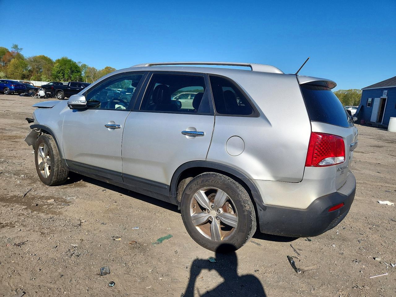 2013 Kia Sorento Ex Silver vin: 5XYKU4A63DG389031