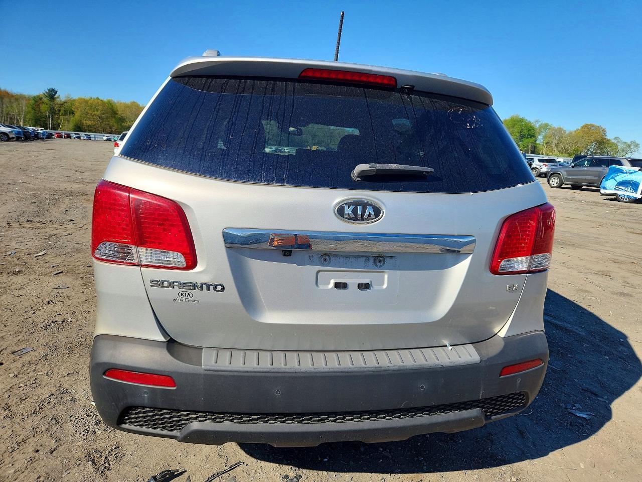 2013 Kia Sorento Ex Silver vin: 5XYKU4A63DG389031