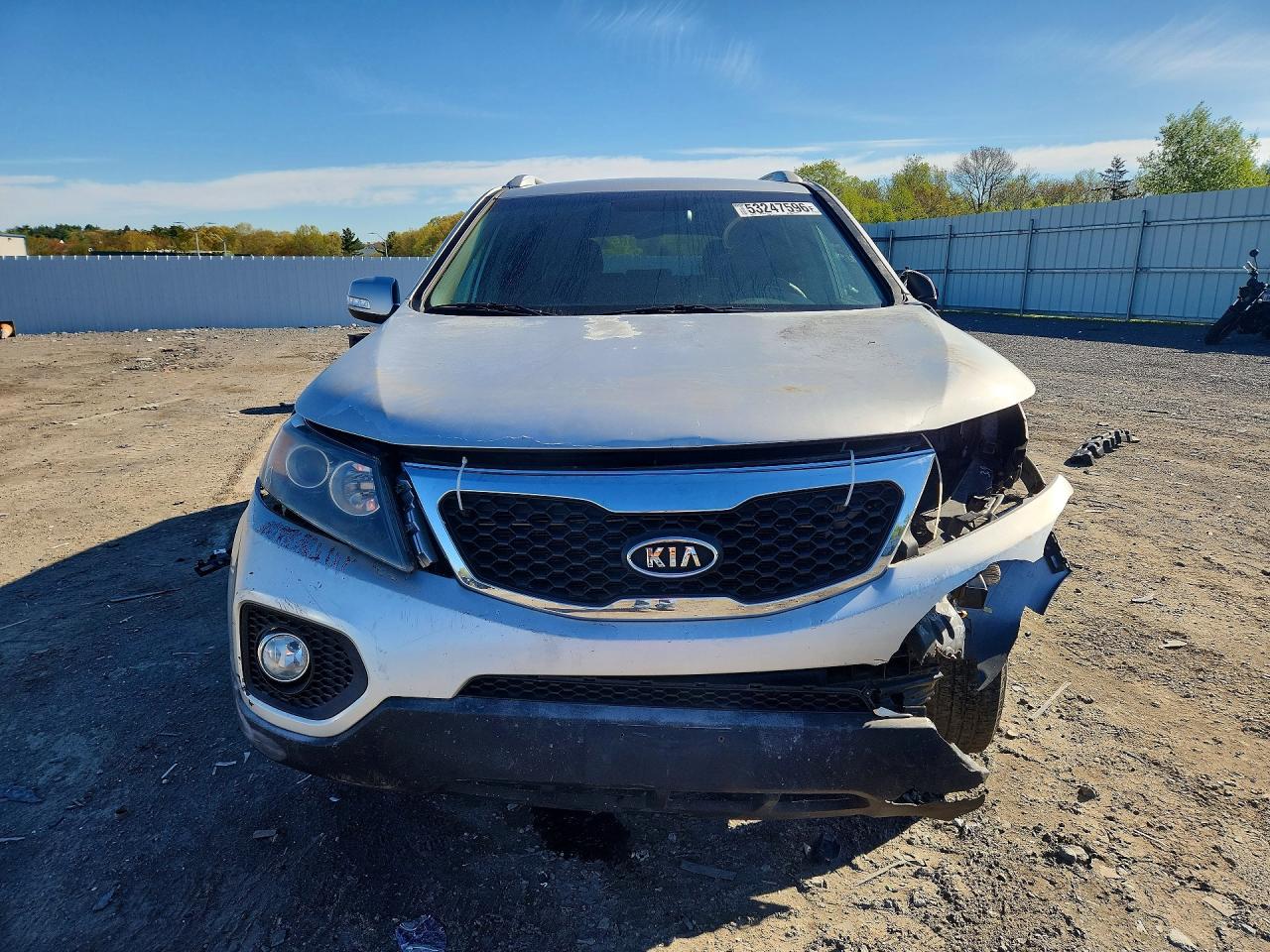 2013 Kia Sorento Ex Silver vin: 5XYKU4A63DG389031