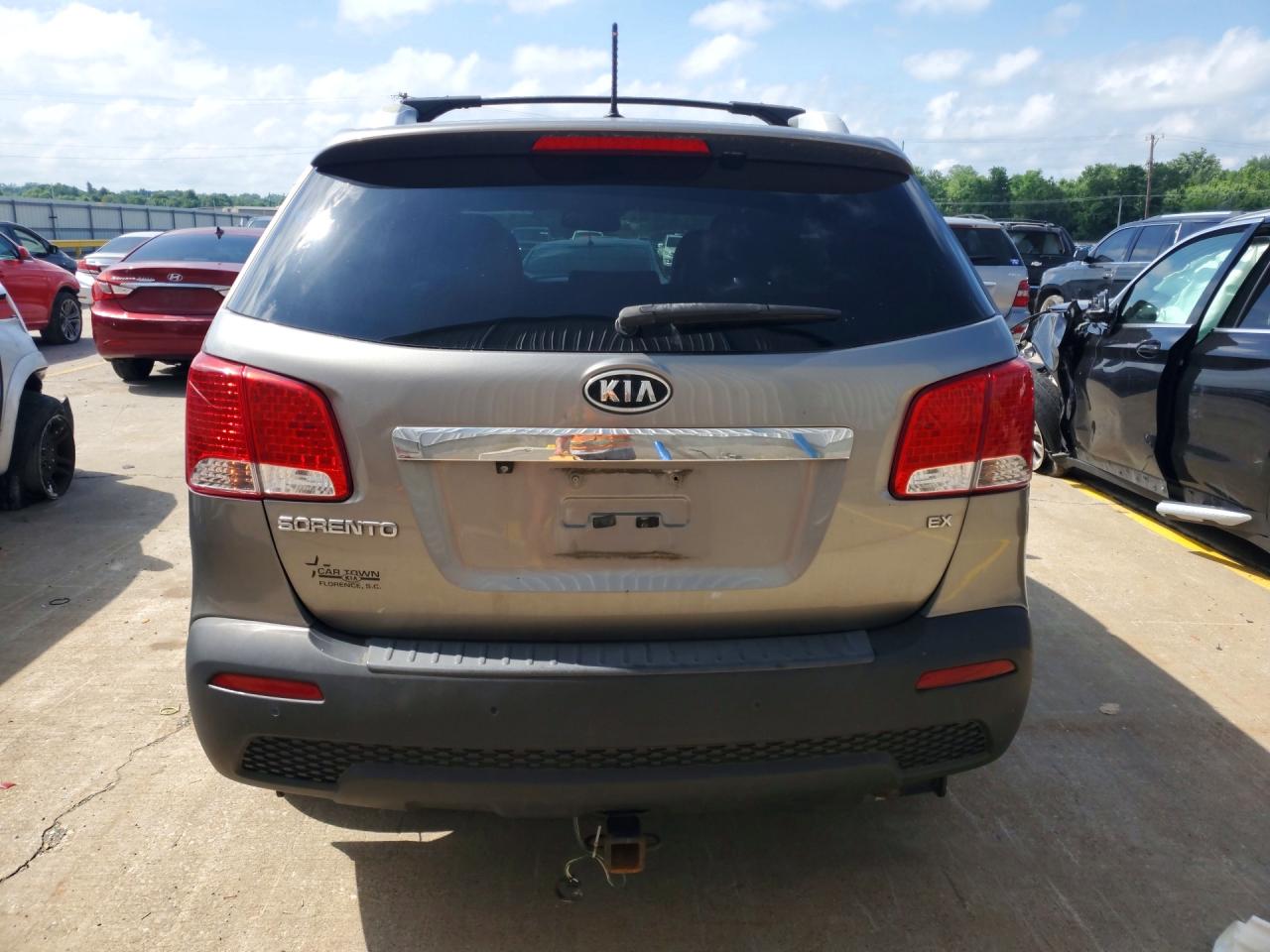 2013 Kia Sorento Ex Gray vin: 5XYKU4A65DG335357