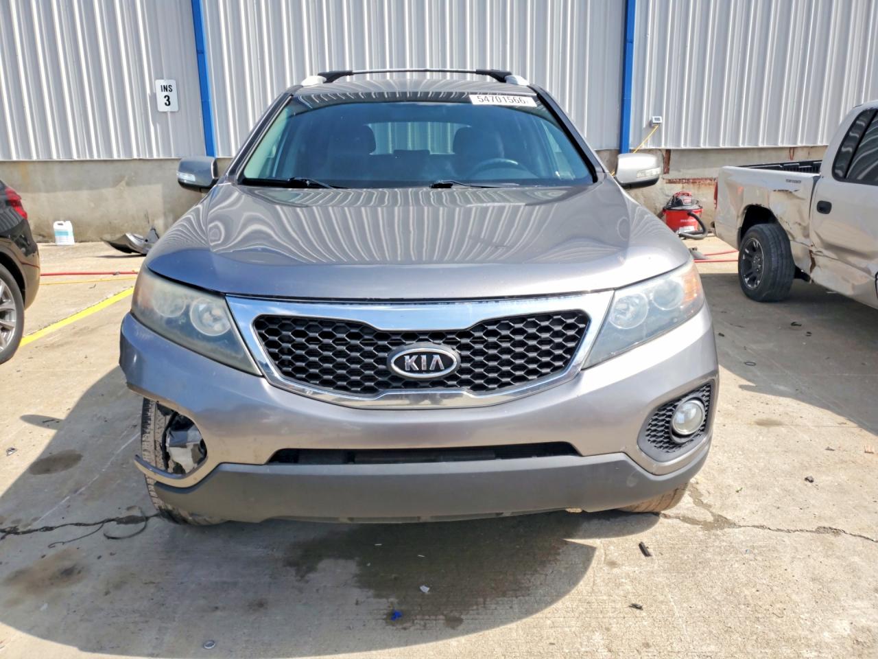 2013 Kia Sorento Ex Gray vin: 5XYKU4A65DG335357