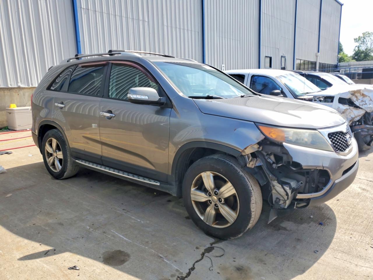 2013 Kia Sorento Ex Gray vin: 5XYKU4A65DG335357