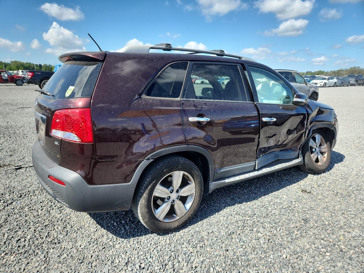 2012 Kia Sorento Ex Бордовый vin: 5XYKU4A66CG244306