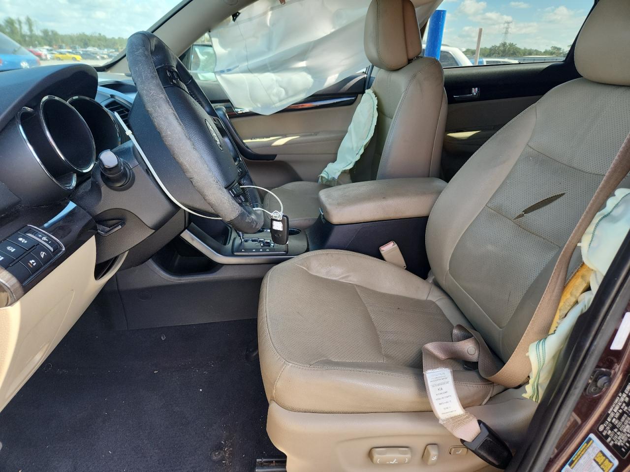 2012 Kia Sorento Ex Бордовый vin: 5XYKU4A66CG244306