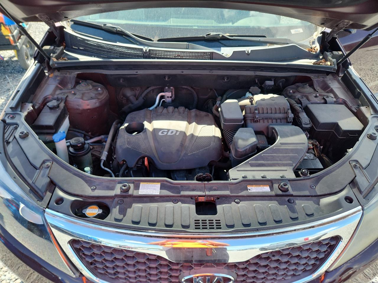2012 Kia Sorento Ex Бордовый vin: 5XYKU4A66CG244306