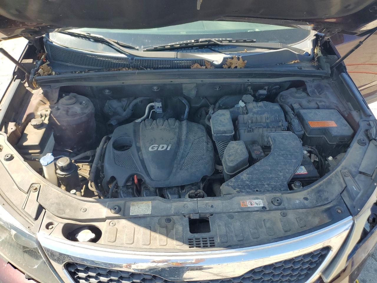 2013 Kia Sorento Ex Burgundy vin: 5XYKU4A67DG395804