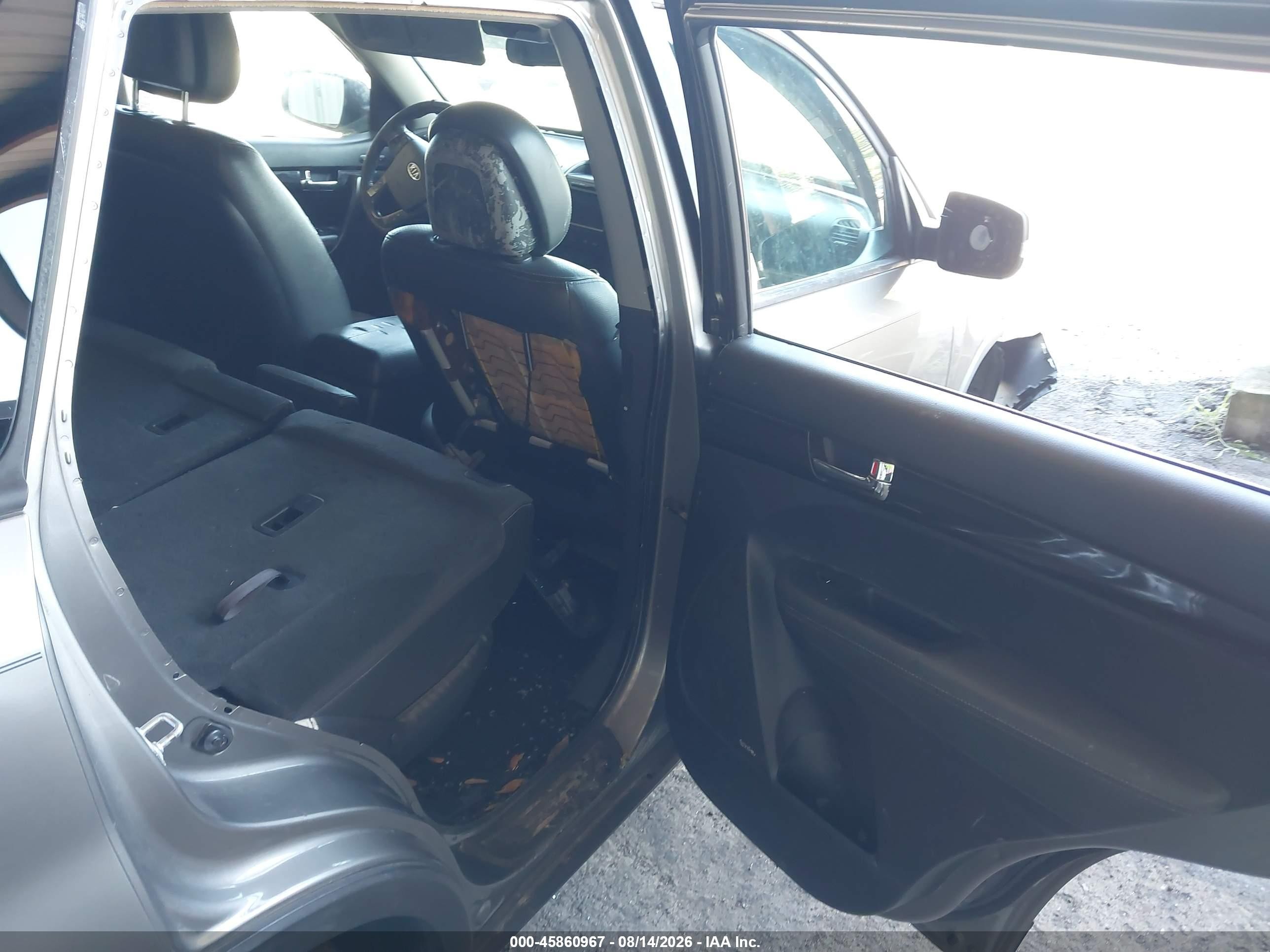 2013 Kia Sorento Ex Silver vin: 5XYKU4A69DG321476