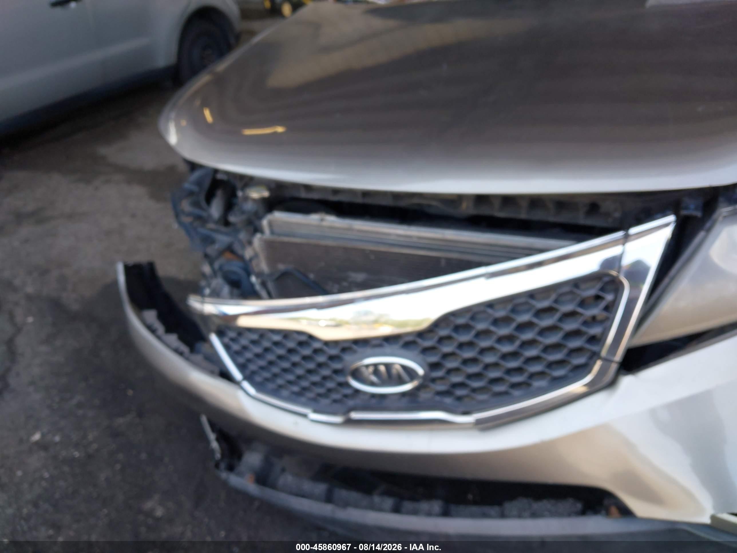 2013 Kia Sorento Ex Silver vin: 5XYKU4A69DG321476