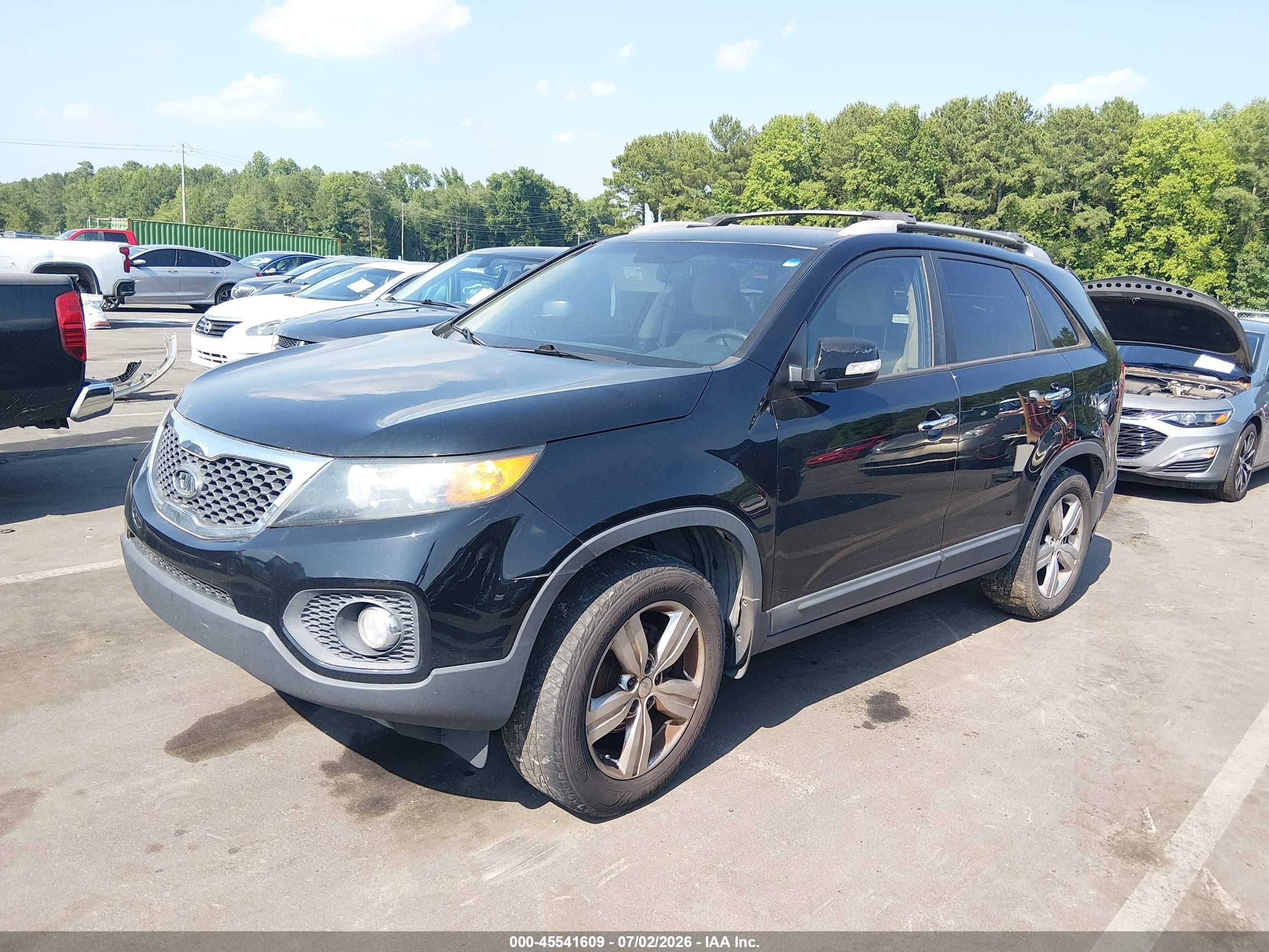 2013 Kia Sorento Ex Black vin: 5XYKU4A69DG333420