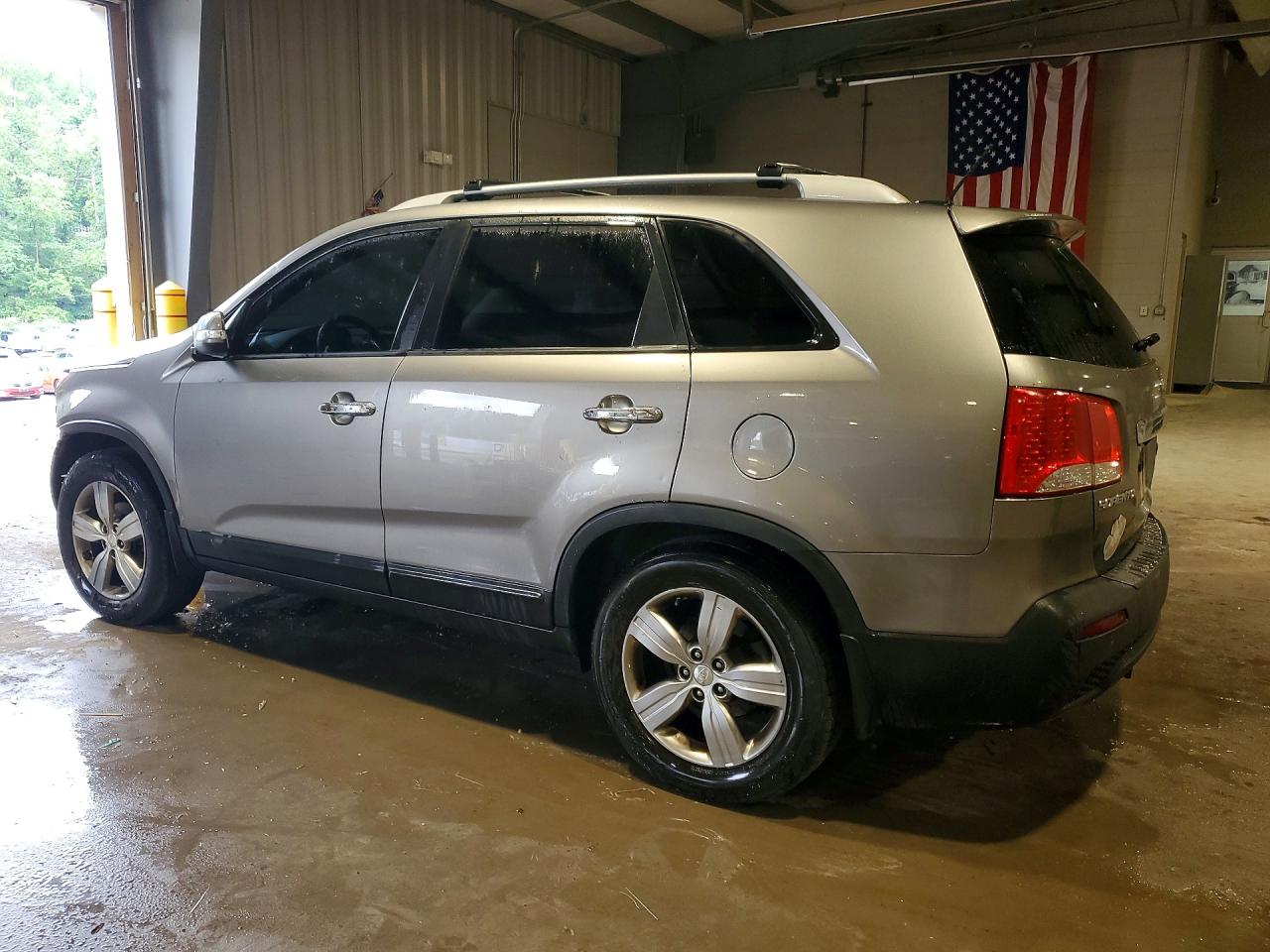2013 Kia Sorento Ex Silver vin: 5XYKU4A6XDG409999