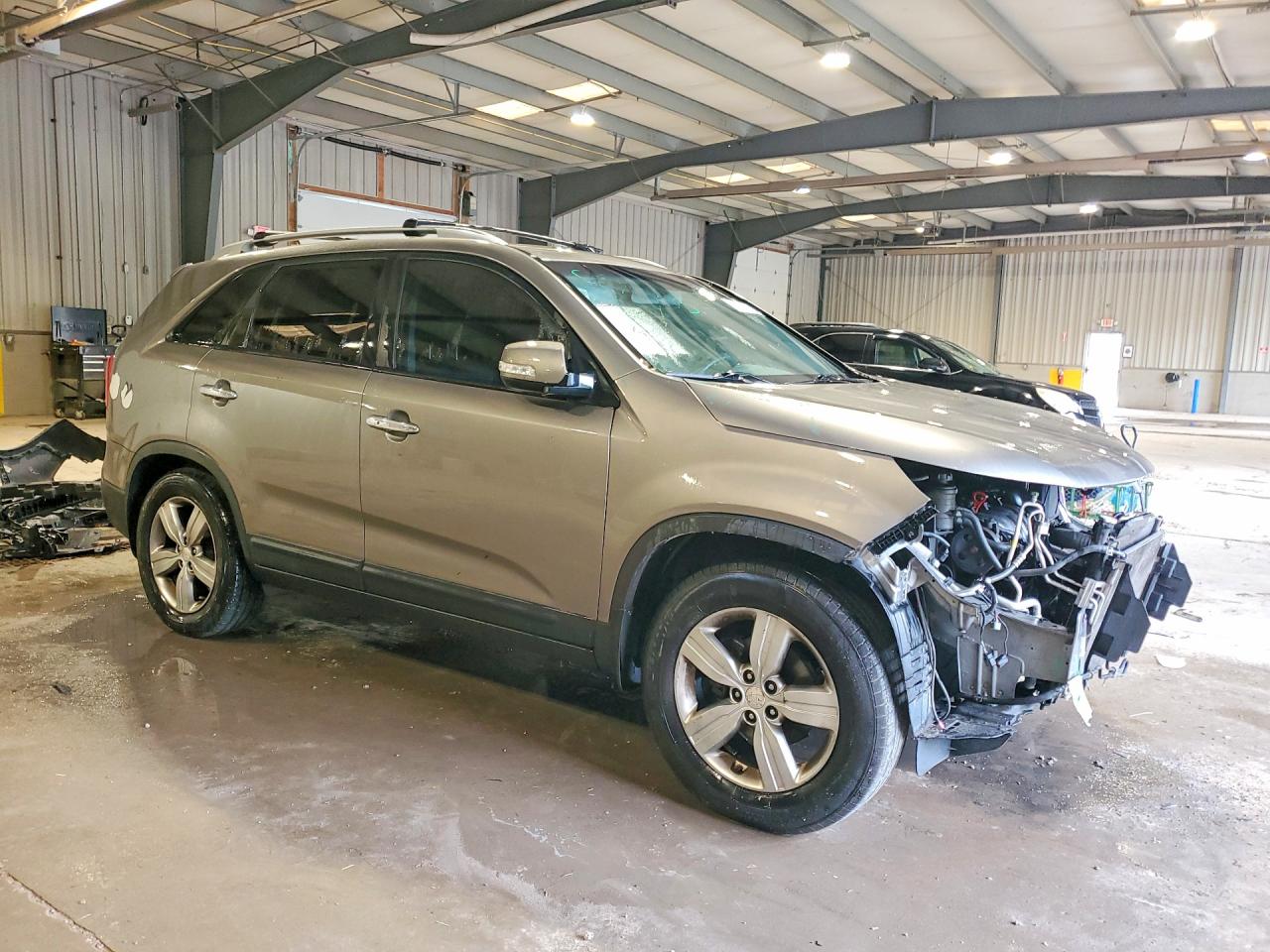 2013 Kia Sorento Ex Silver vin: 5XYKU4A6XDG409999