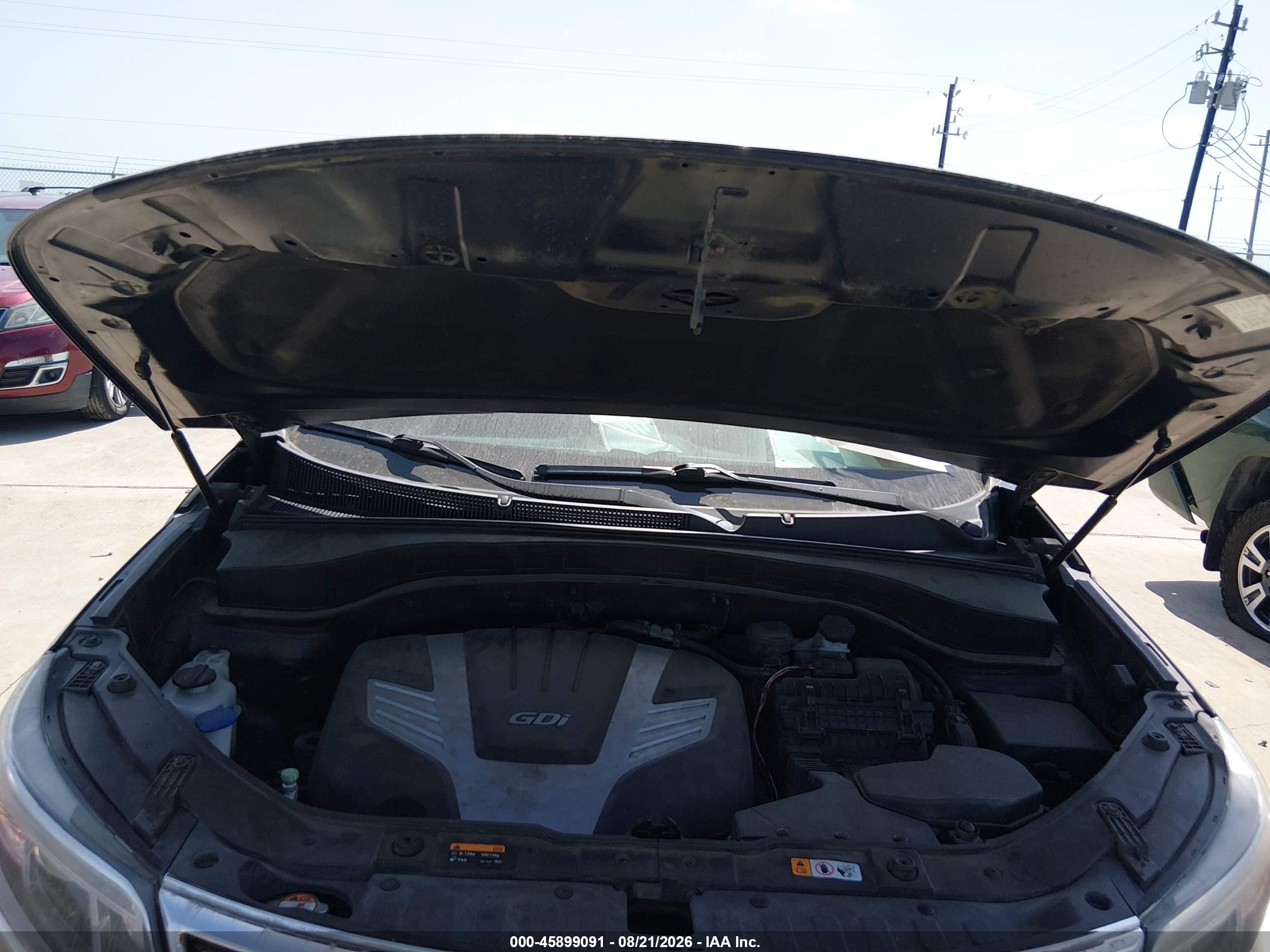 2014 Kia Sorento Ex V6 Черный vin: 5XYKU4A71EG492846