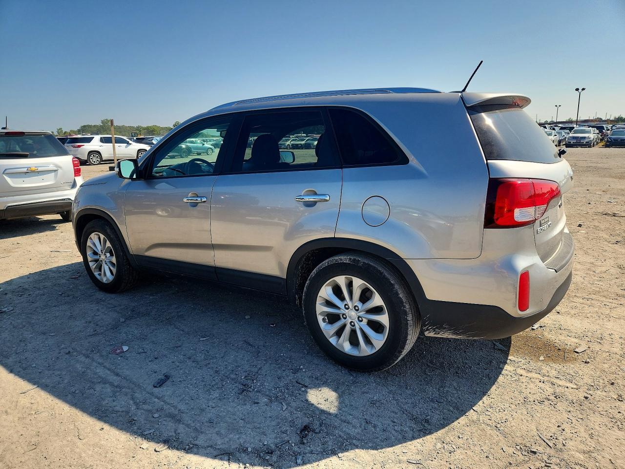 2014 Kia Sorento Ex Silver vin: 5XYKU4A73EG431692