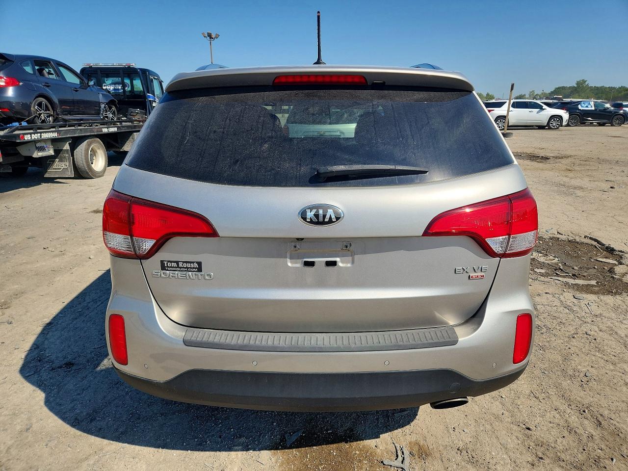 2014 Kia Sorento Ex Silver vin: 5XYKU4A73EG431692