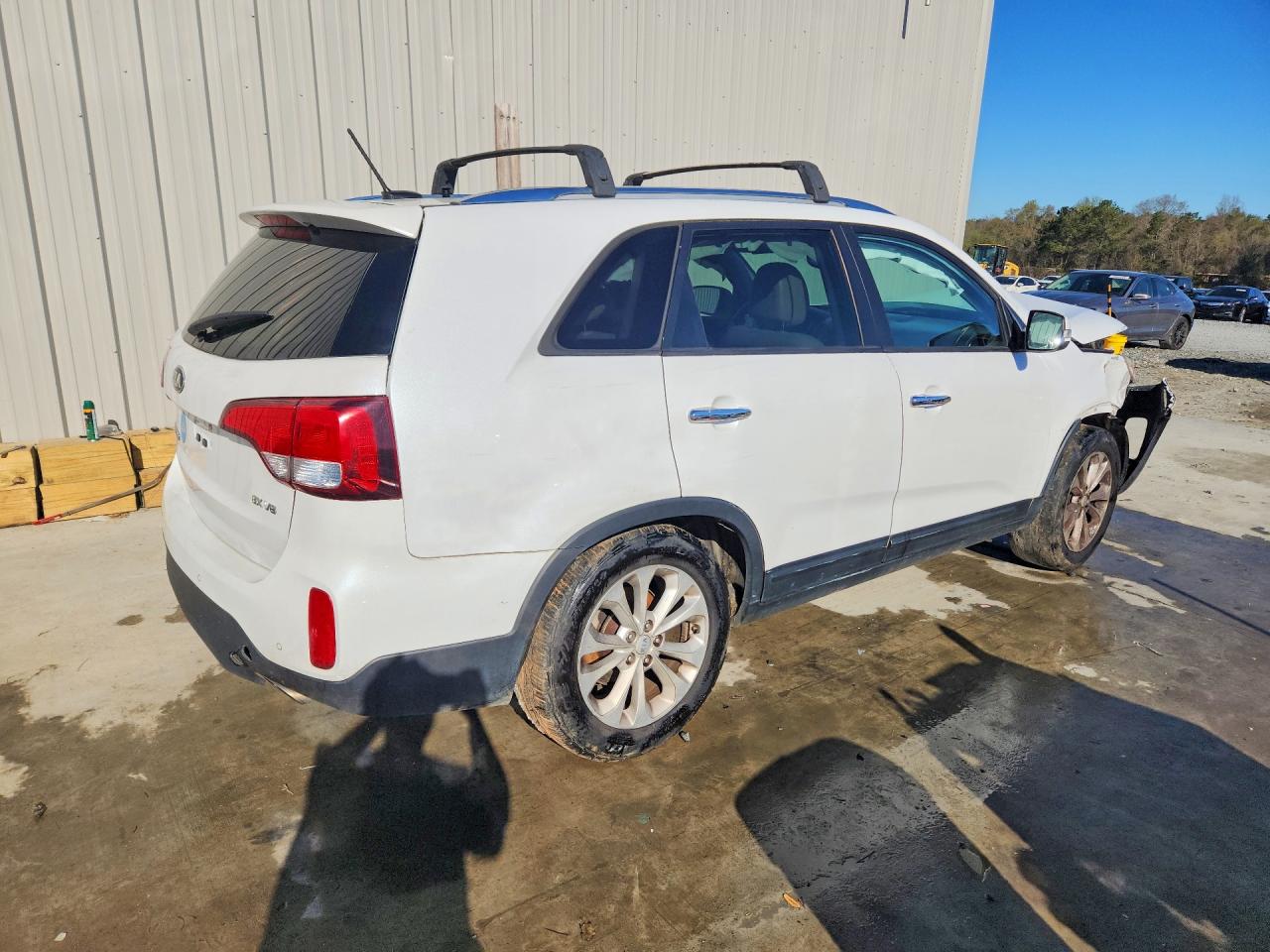 2015 Kia Sorento Ex White vin: 5XYKU4A73FG636057
