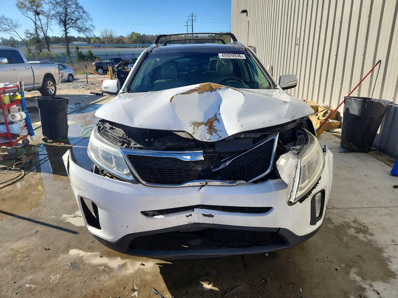 2015 Kia Sorento Ex White vin: 5XYKU4A73FG636057