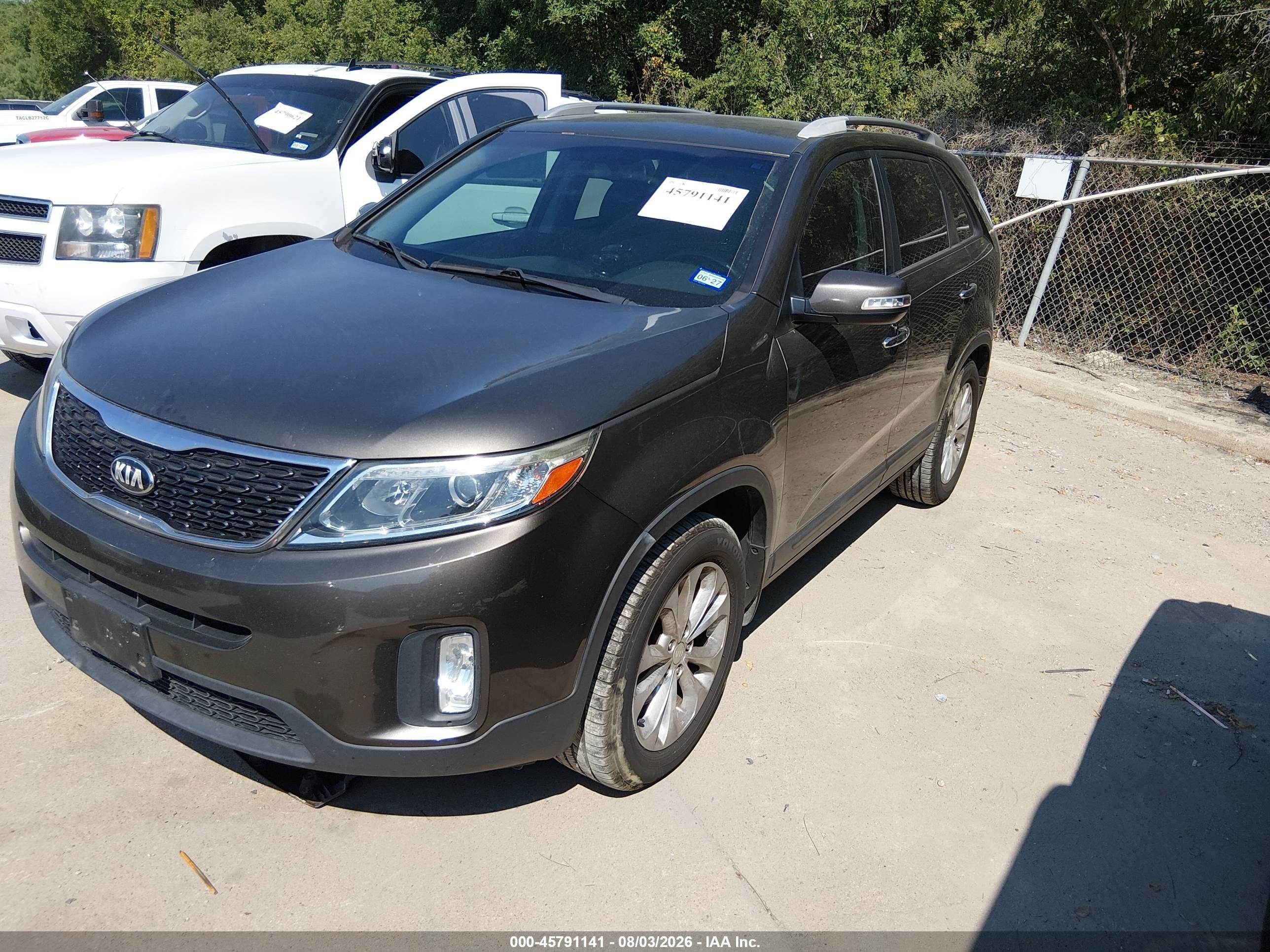 2015 Kia Sorento Ex V6 Серебряный vin: 5XYKU4A75FG631684