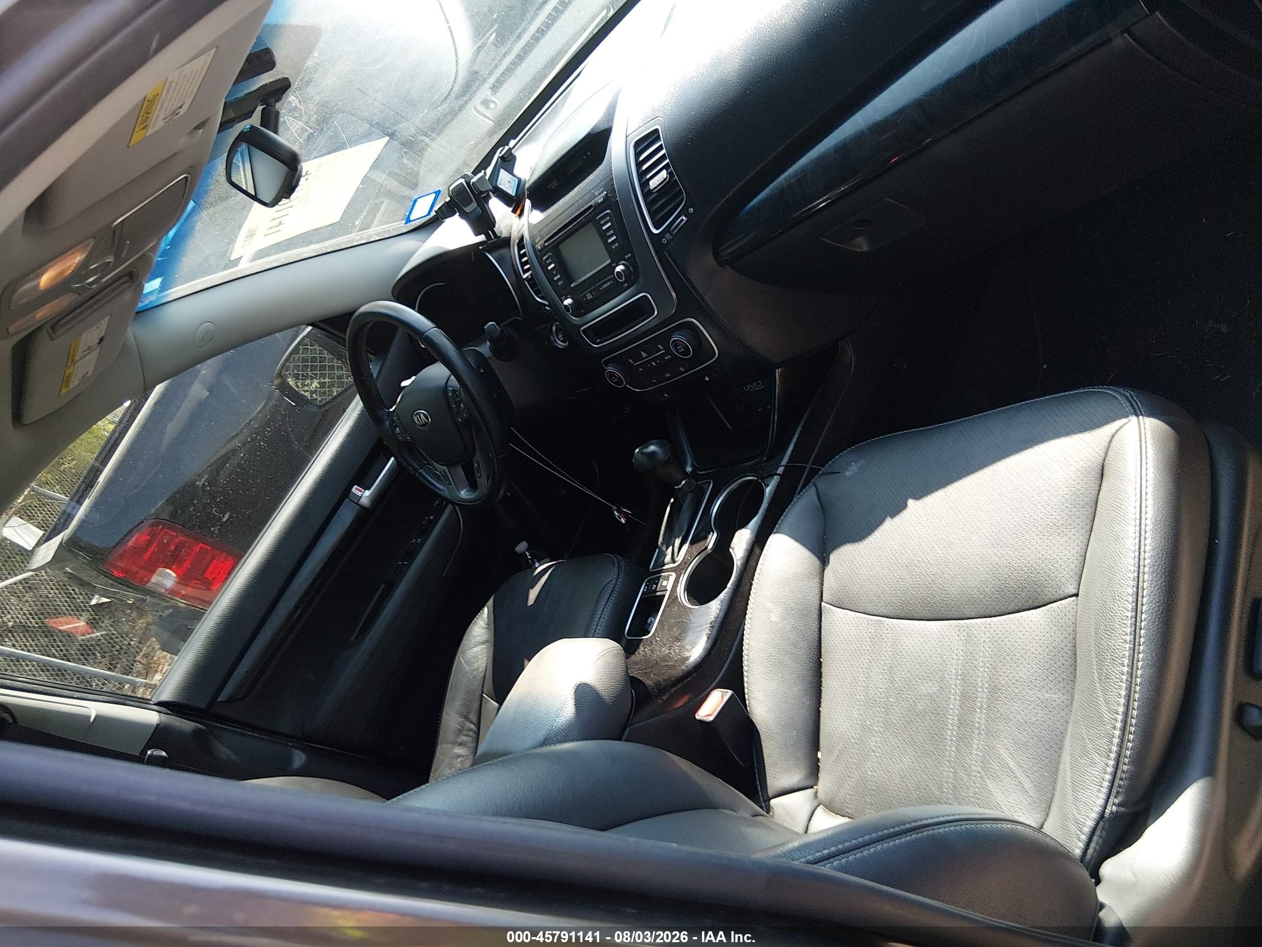 2015 Kia Sorento Ex V6 Серебряный vin: 5XYKU4A75FG631684