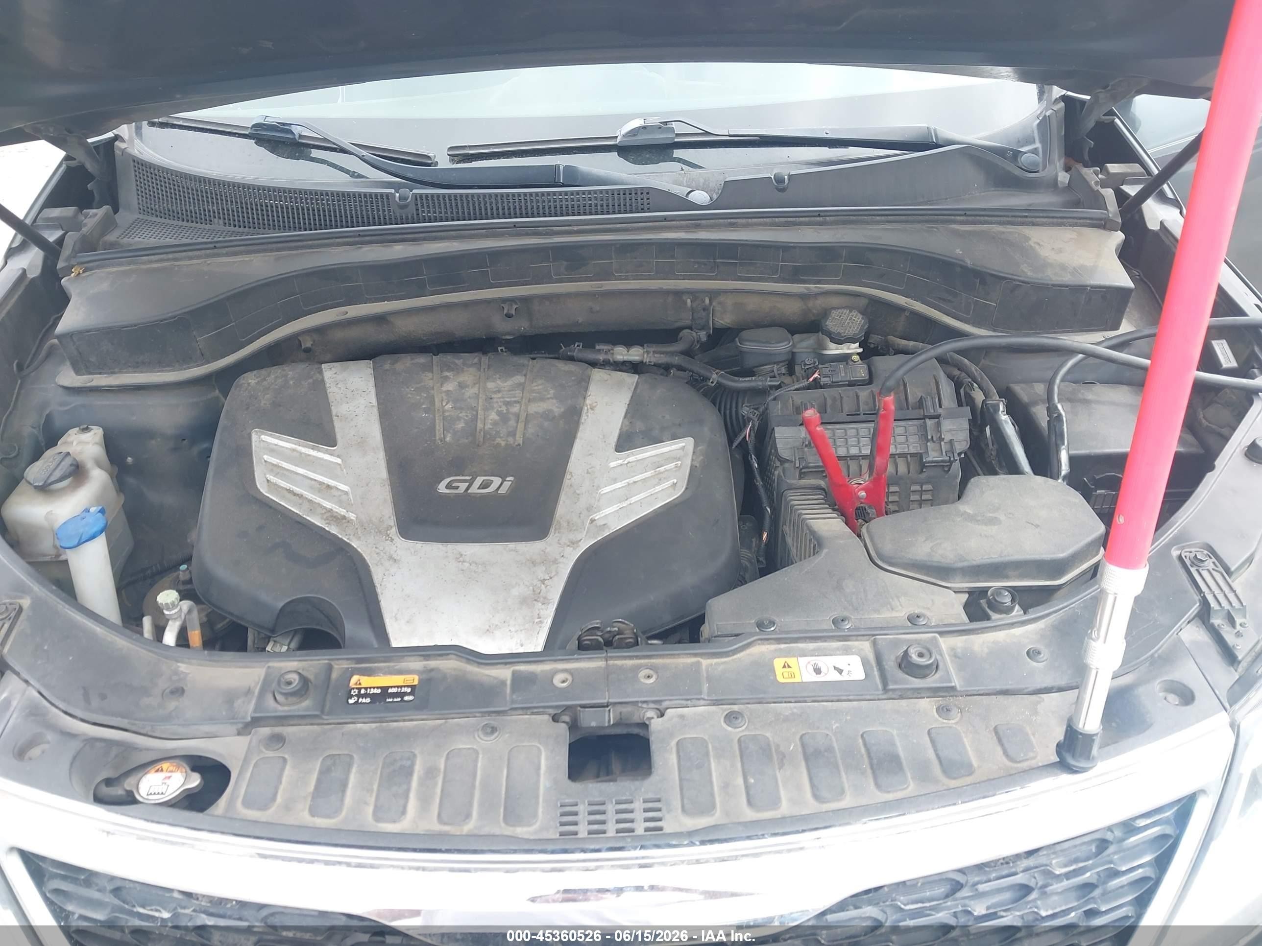2014 Kia Sorento Ex V6 Gray vin: 5XYKU4A77EG452822