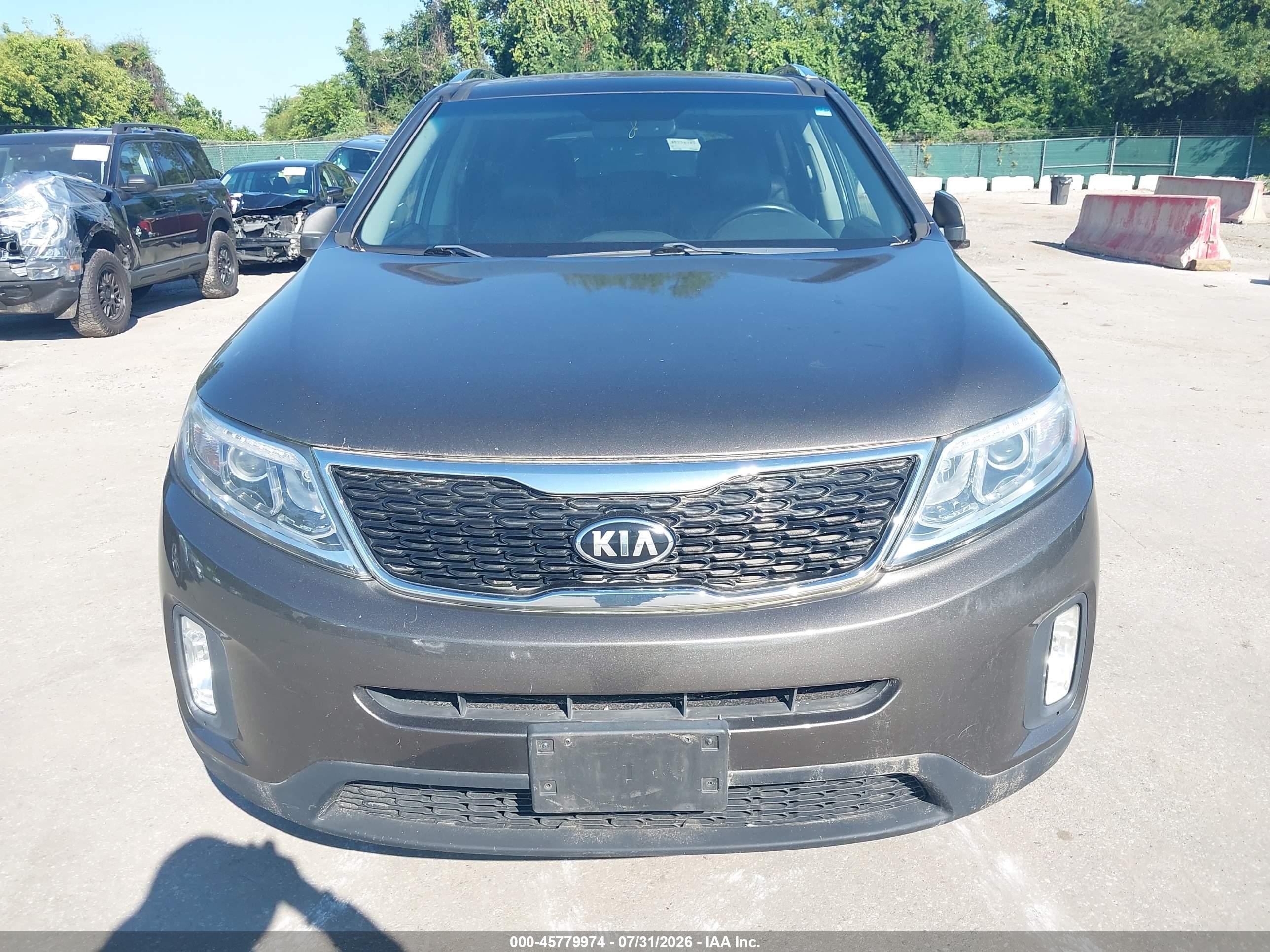 2015 Kia Sorento Ex V6 Brown vin: 5XYKU4A77FG577160