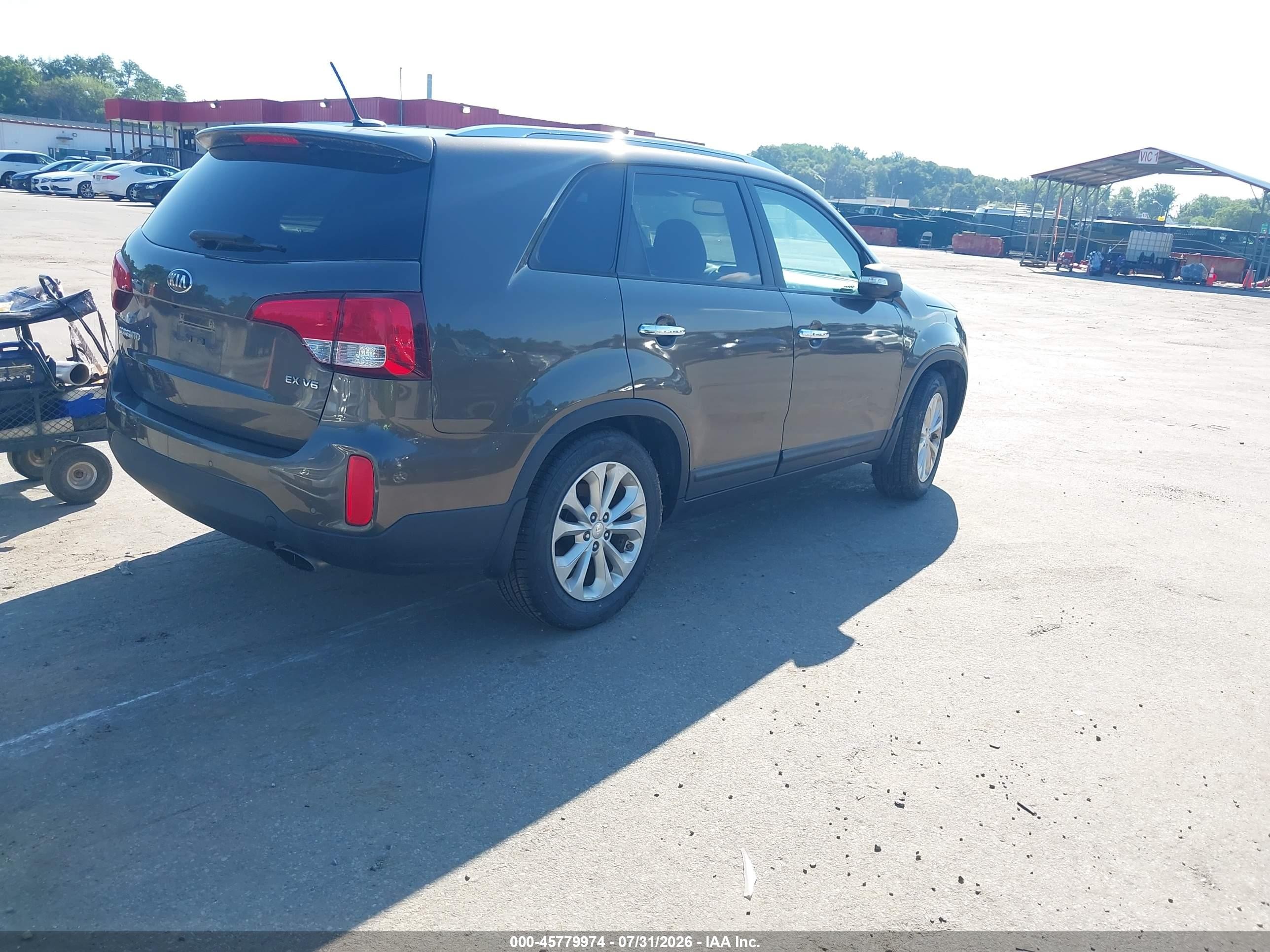 2015 Kia Sorento Ex V6 Brown vin: 5XYKU4A77FG577160