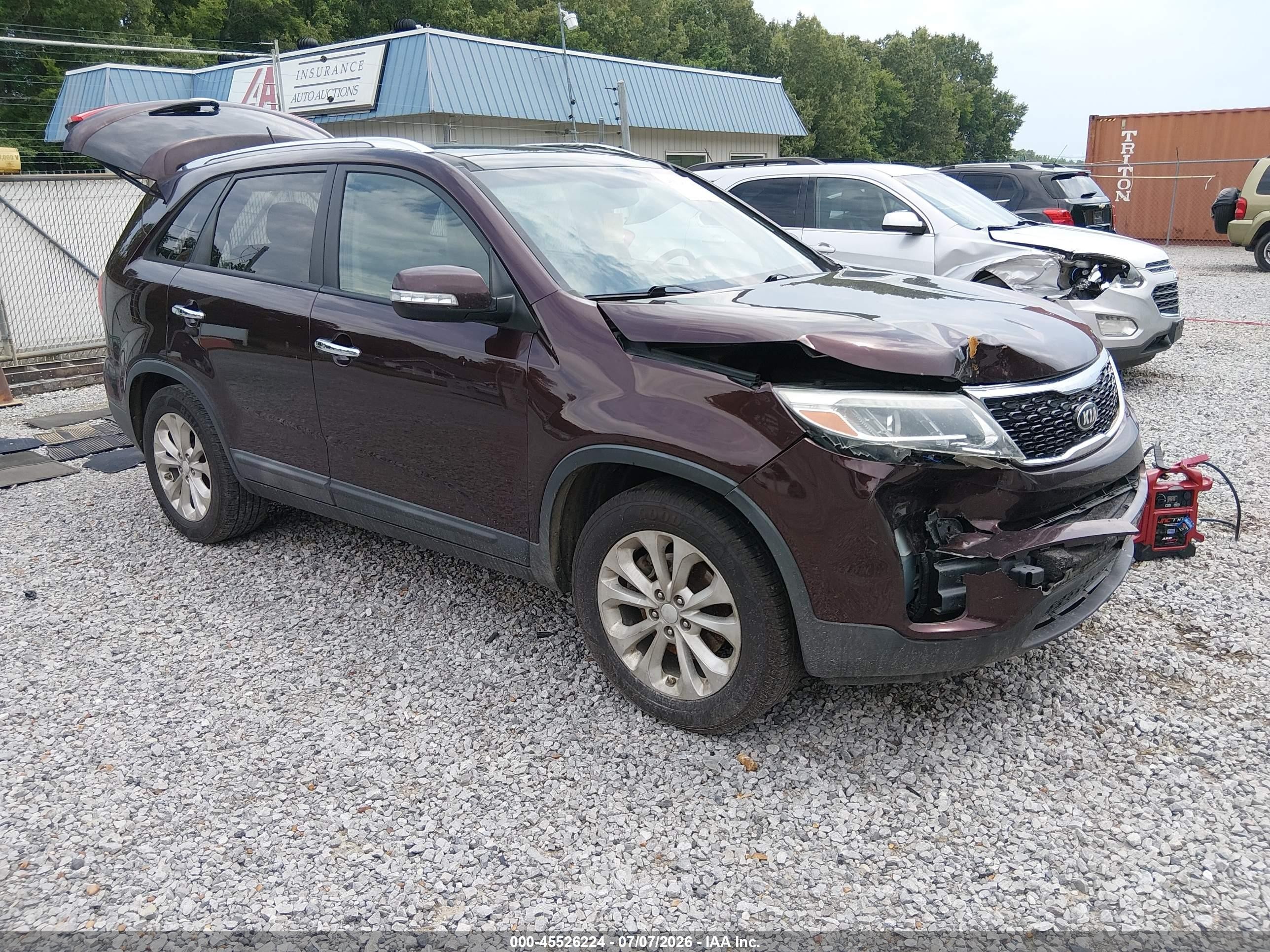 2015 Kia Sorento Ex V6 Beige vin: 5XYKU4A77FG620783