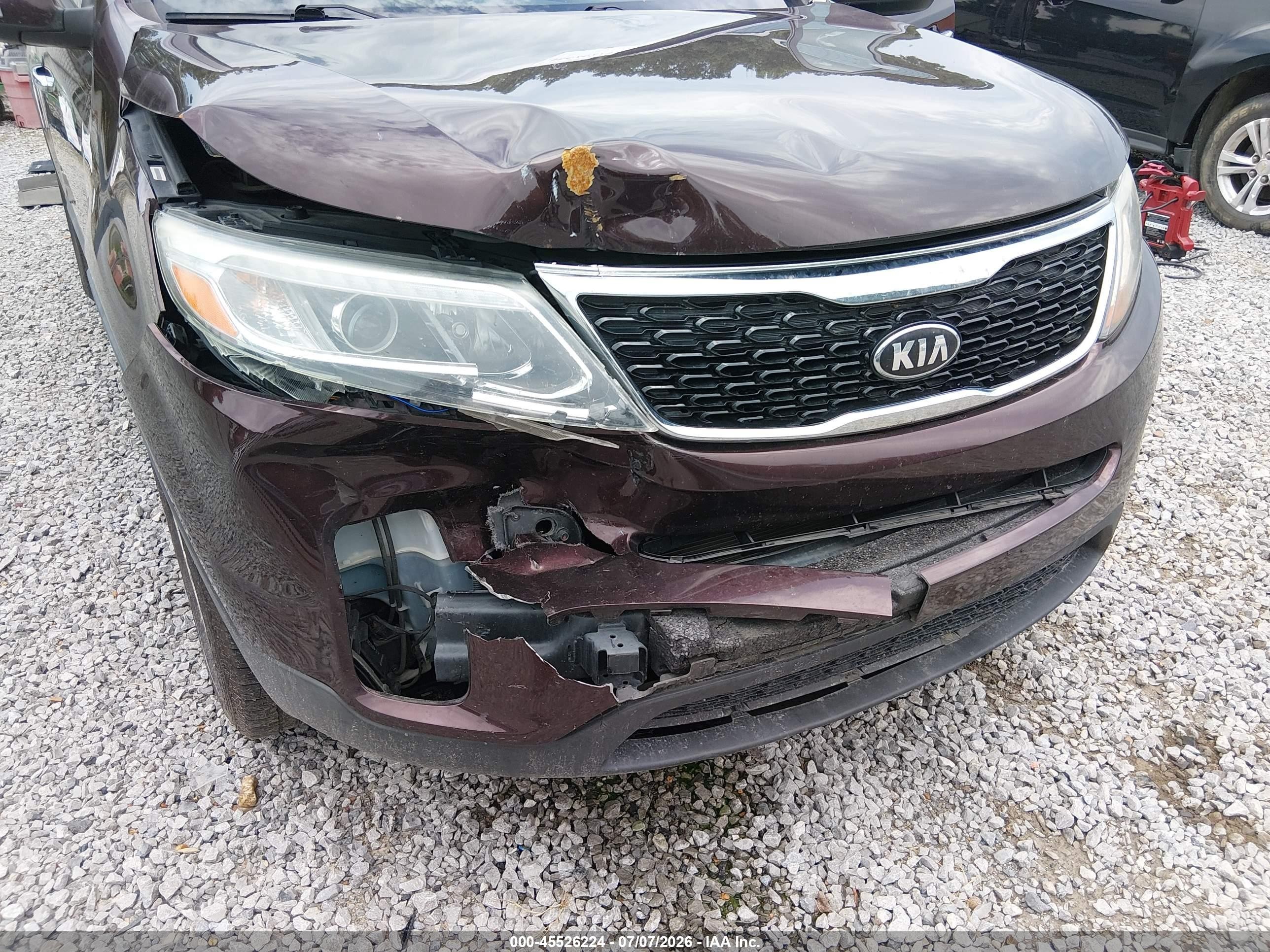 2015 Kia Sorento Ex V6 Beige vin: 5XYKU4A77FG620783