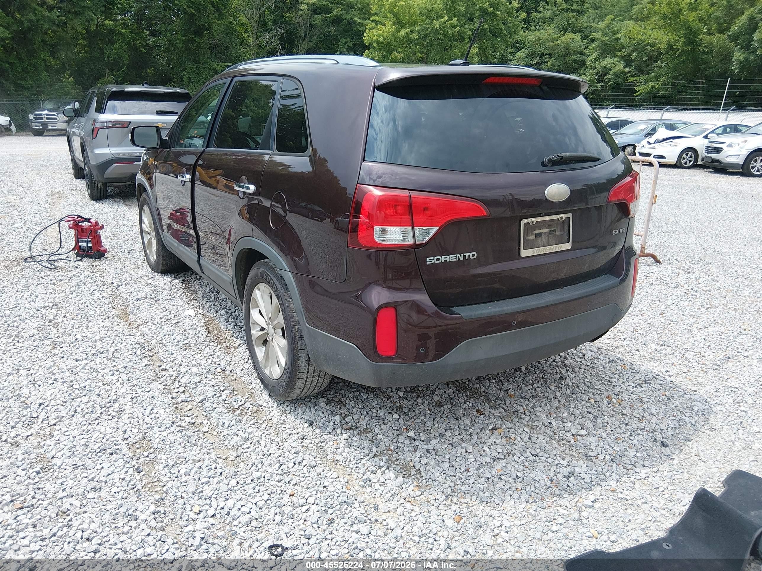 2015 Kia Sorento Ex V6 Beige vin: 5XYKU4A77FG620783