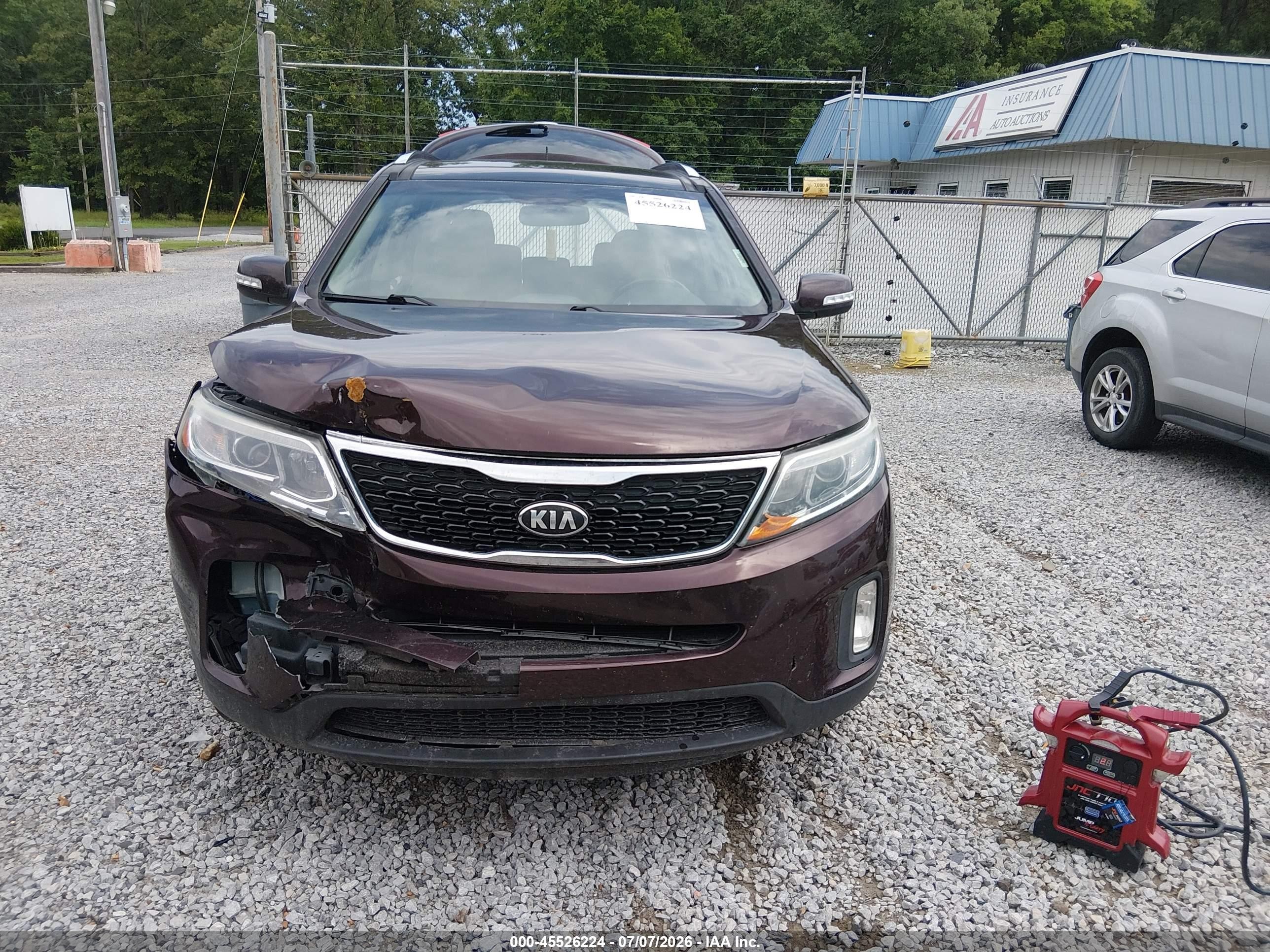 2015 Kia Sorento Ex V6 Beige vin: 5XYKU4A77FG620783