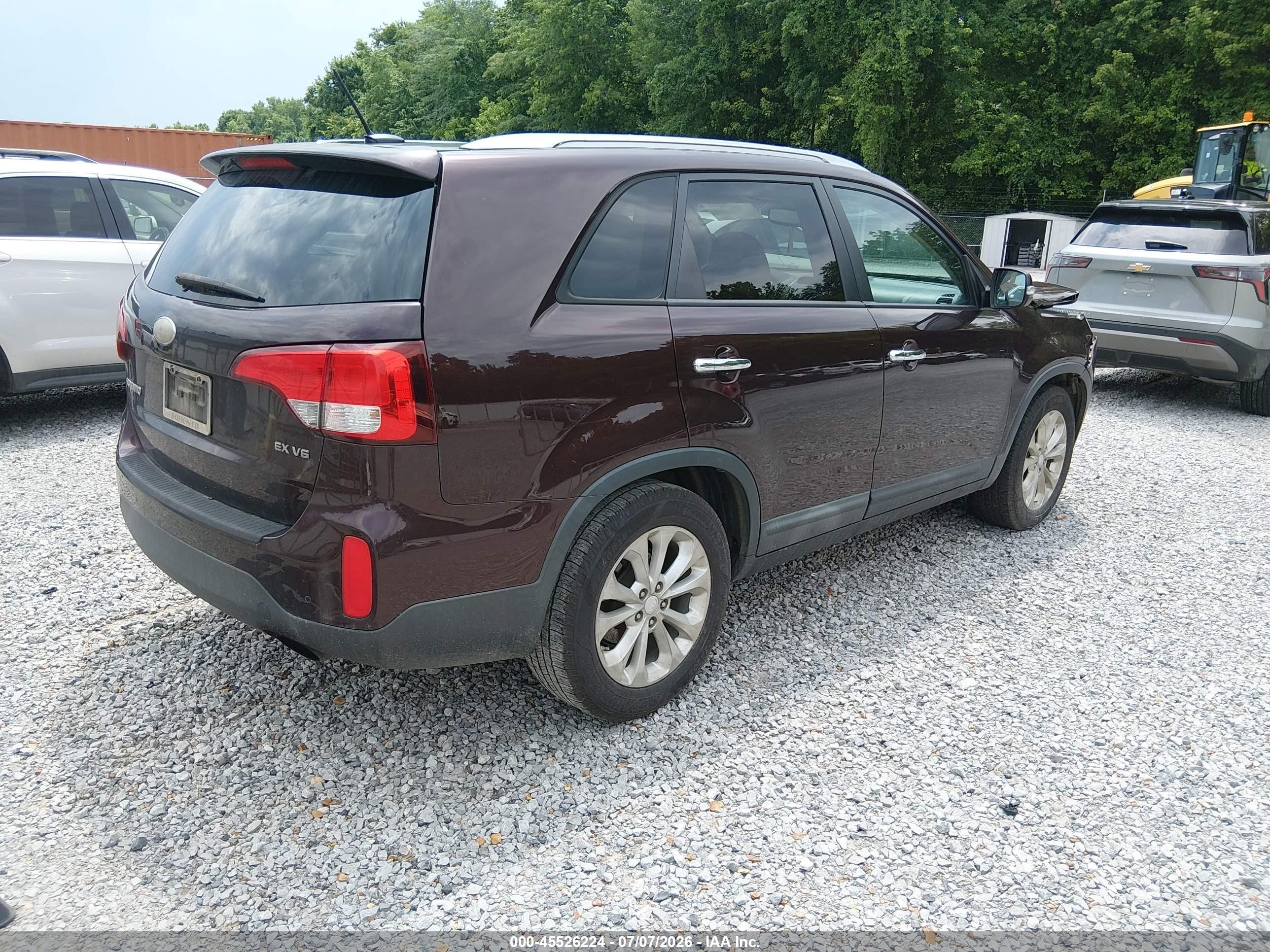 2015 Kia Sorento Ex V6 Beige vin: 5XYKU4A77FG620783