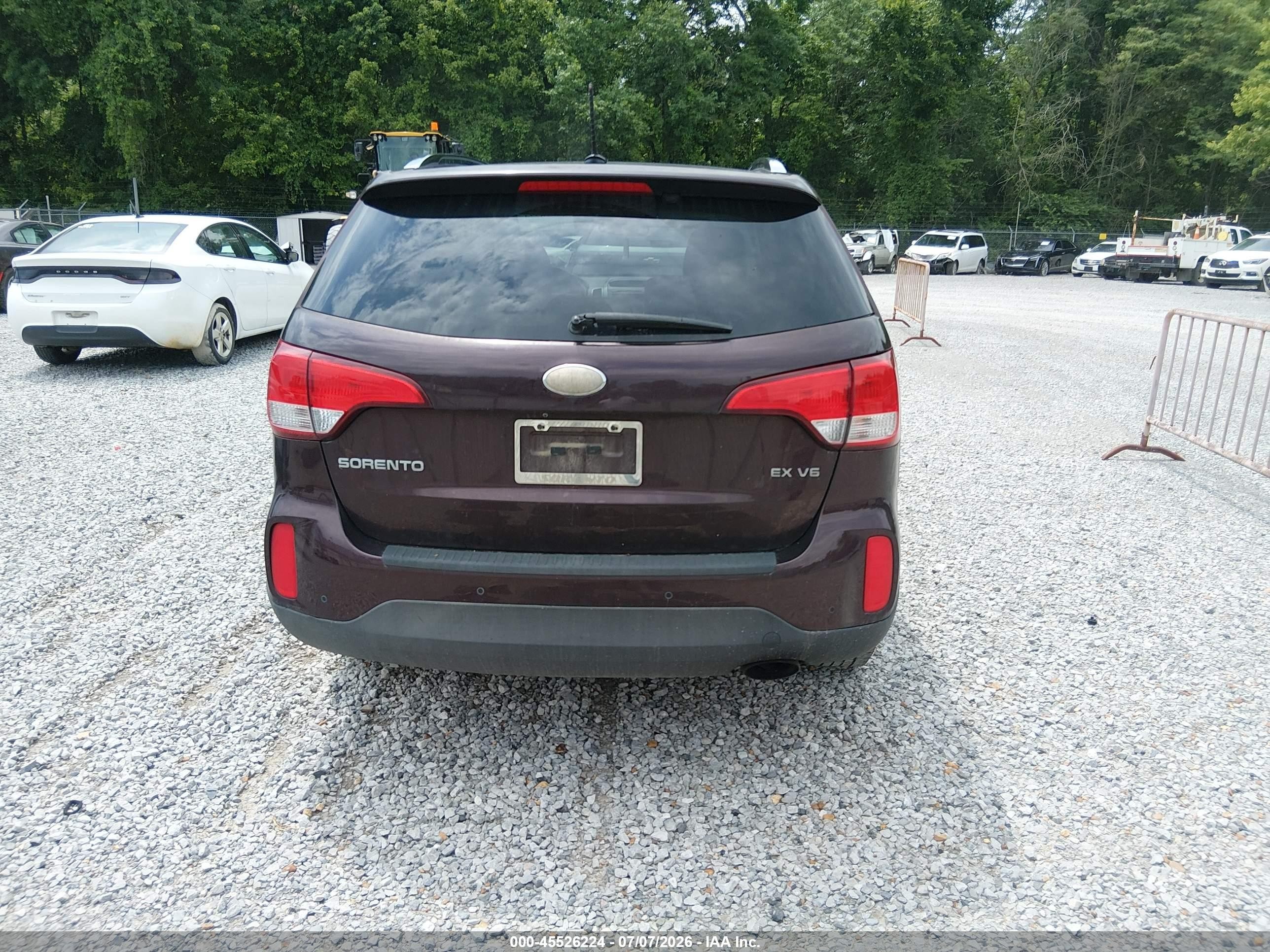 2015 Kia Sorento Ex V6 Beige vin: 5XYKU4A77FG620783