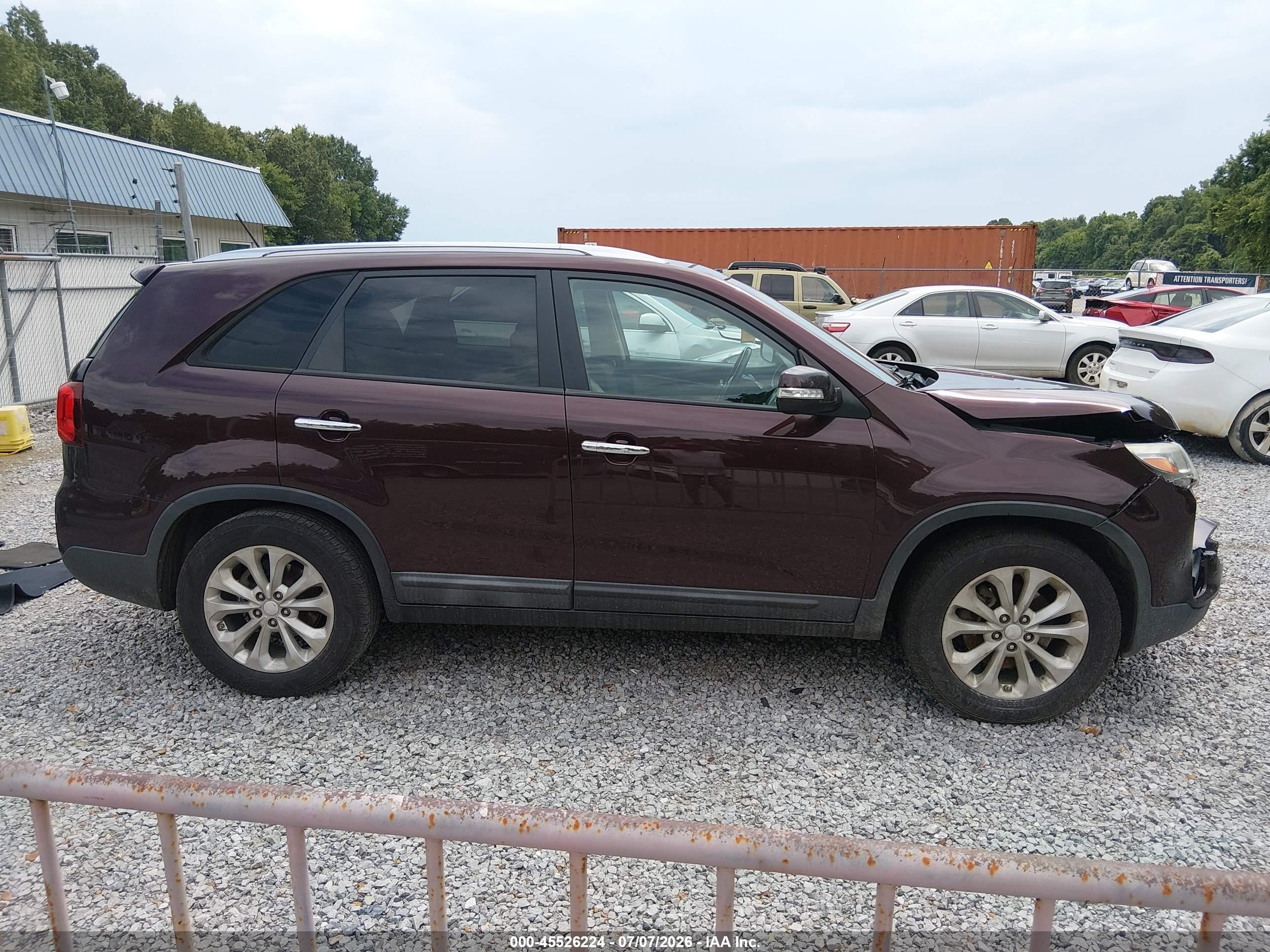 2015 Kia Sorento Ex V6 Beige vin: 5XYKU4A77FG620783